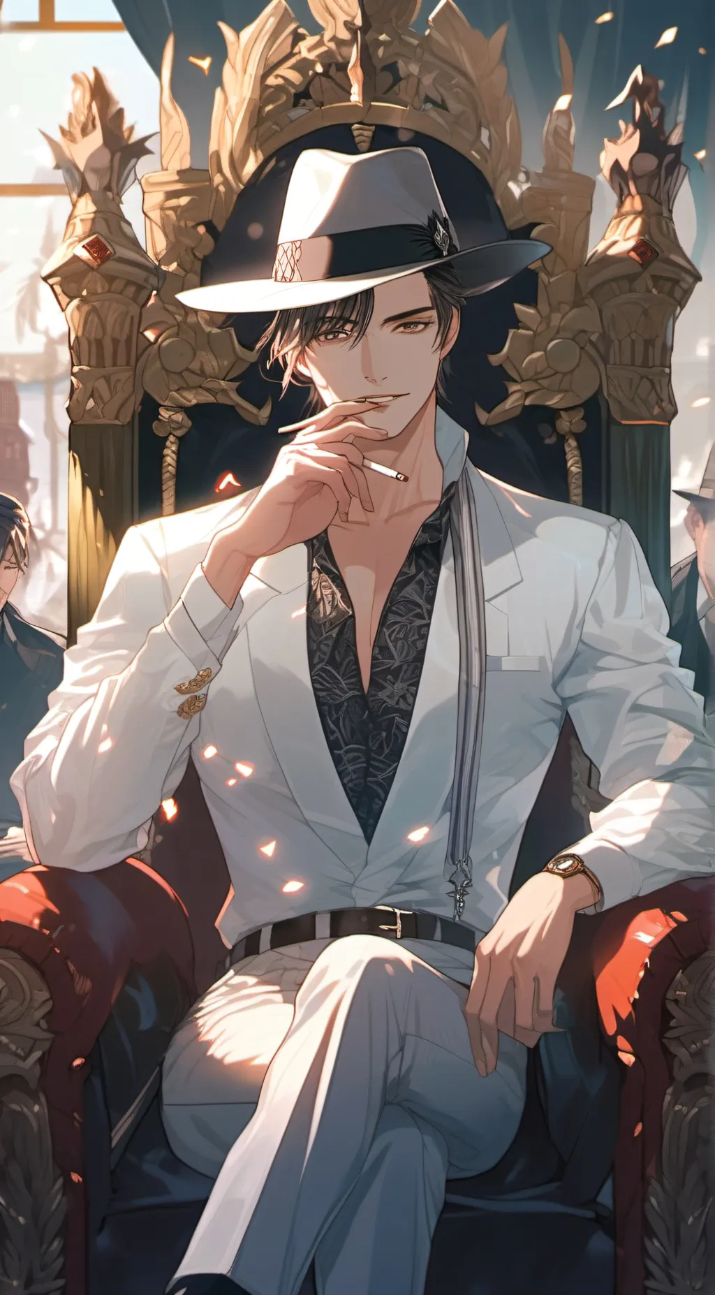 ai character: Godfather Thomas background