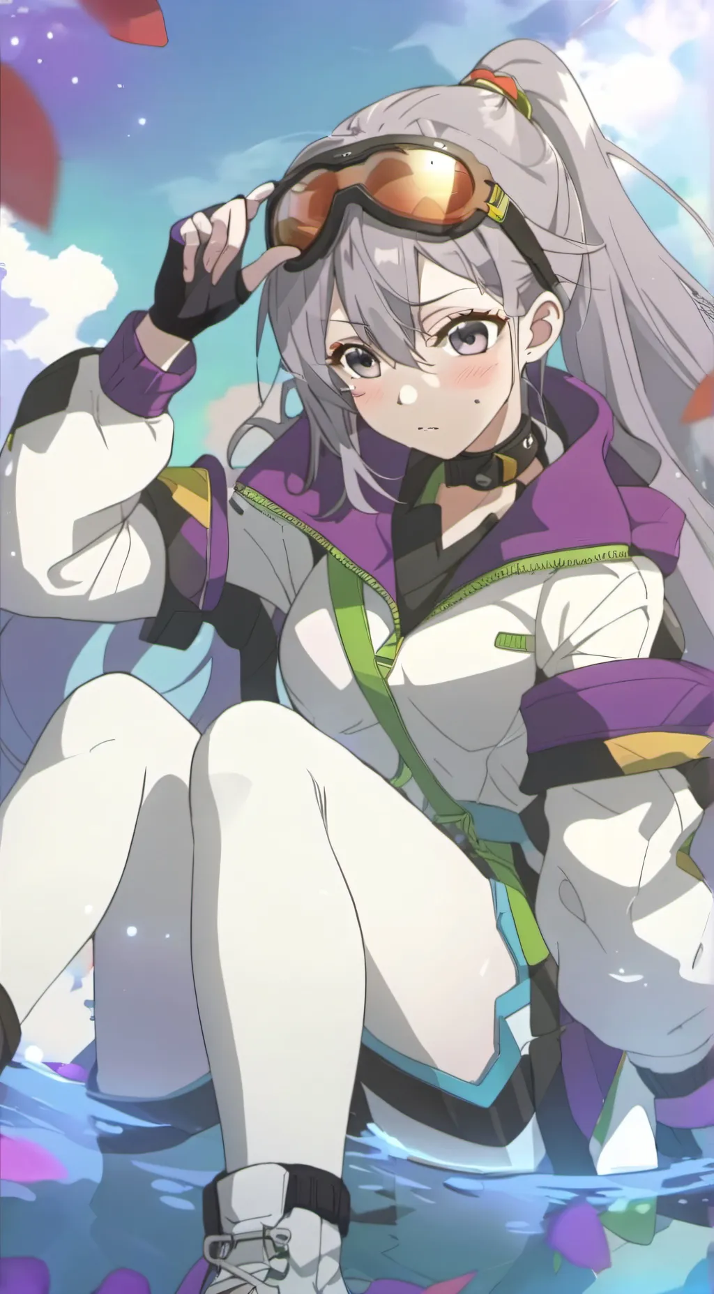 ai character: Crystal background