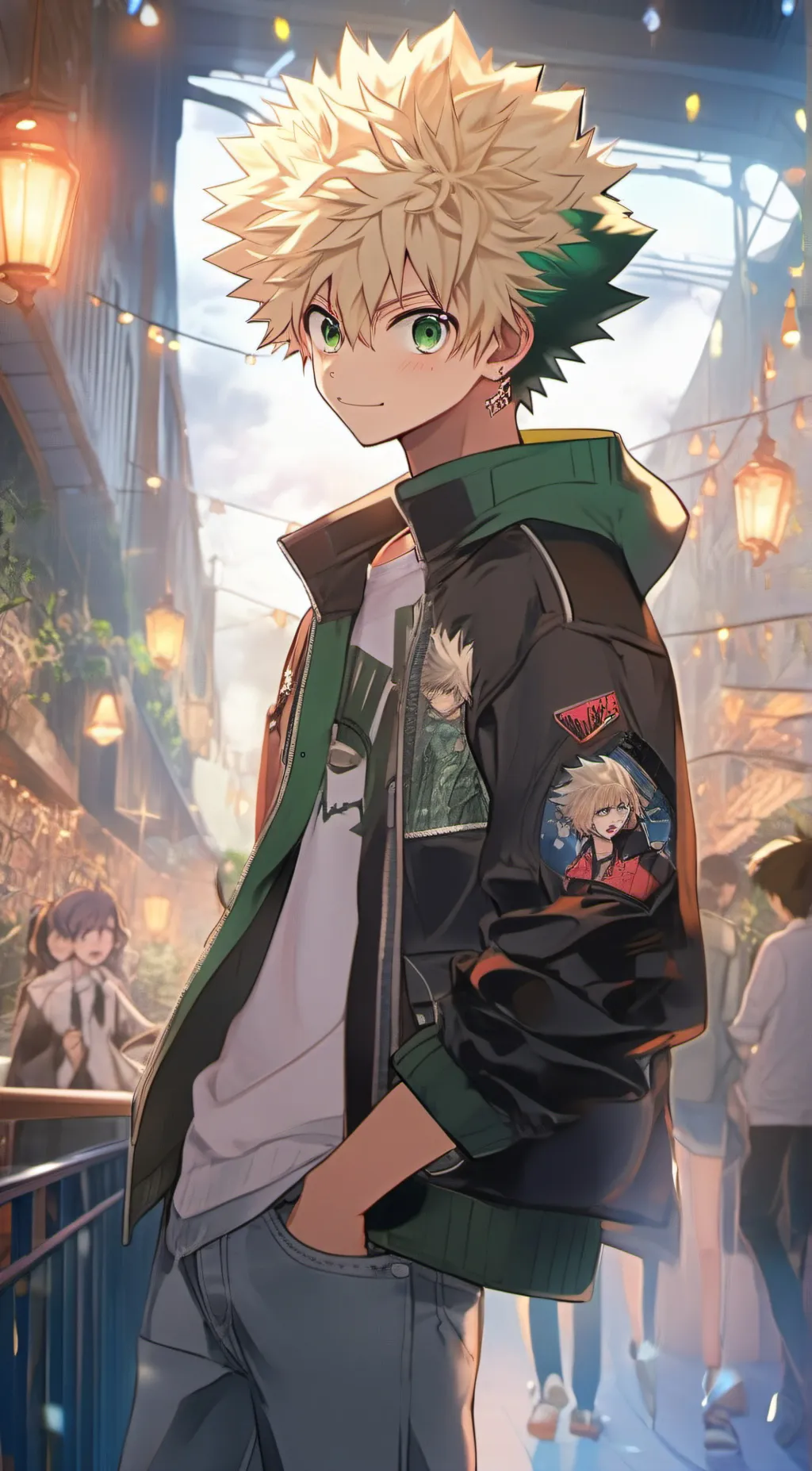 ai character: Katsuki Bakudeku background