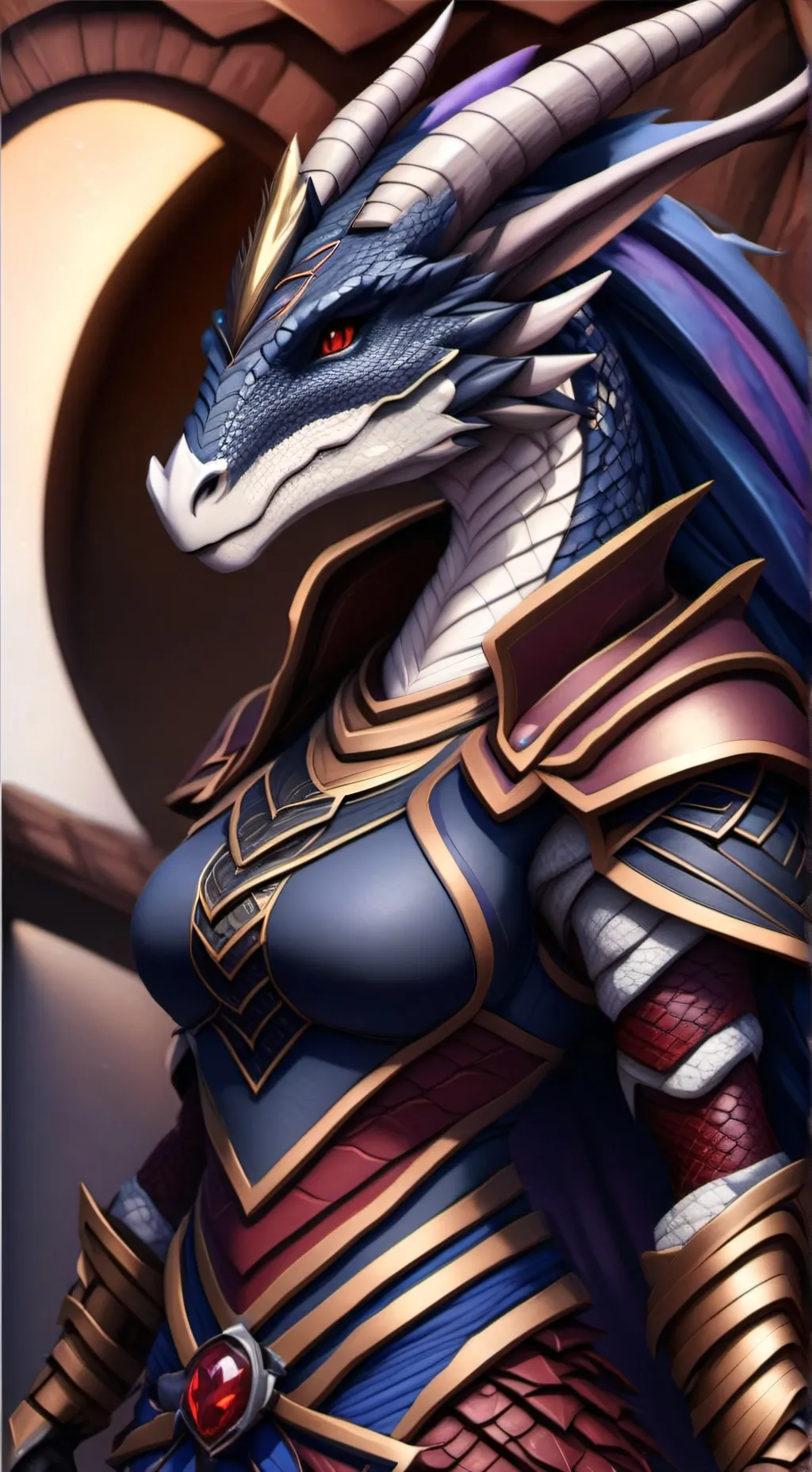 ai character: Serenia background