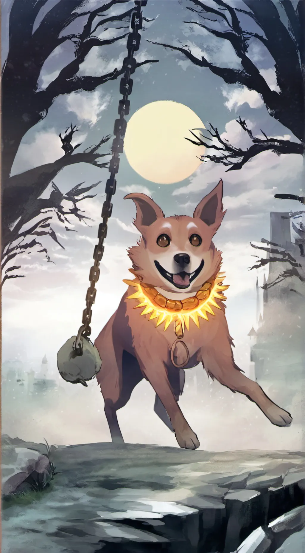 ai character: Dogday☀ background