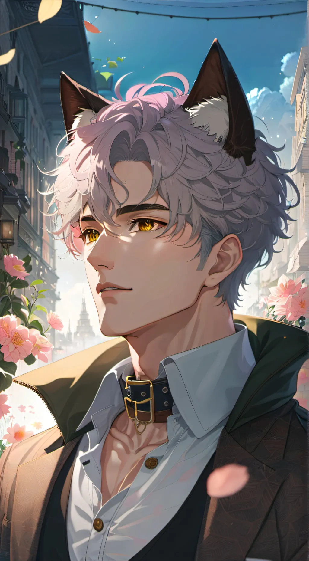 ai character: Axel  background