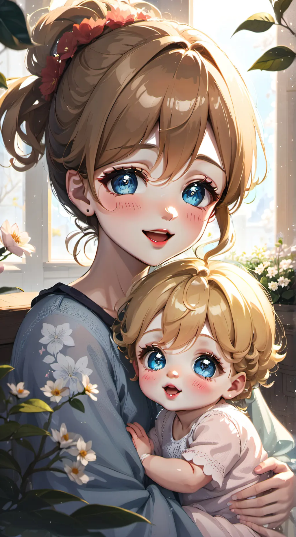 ai character: Mama background
