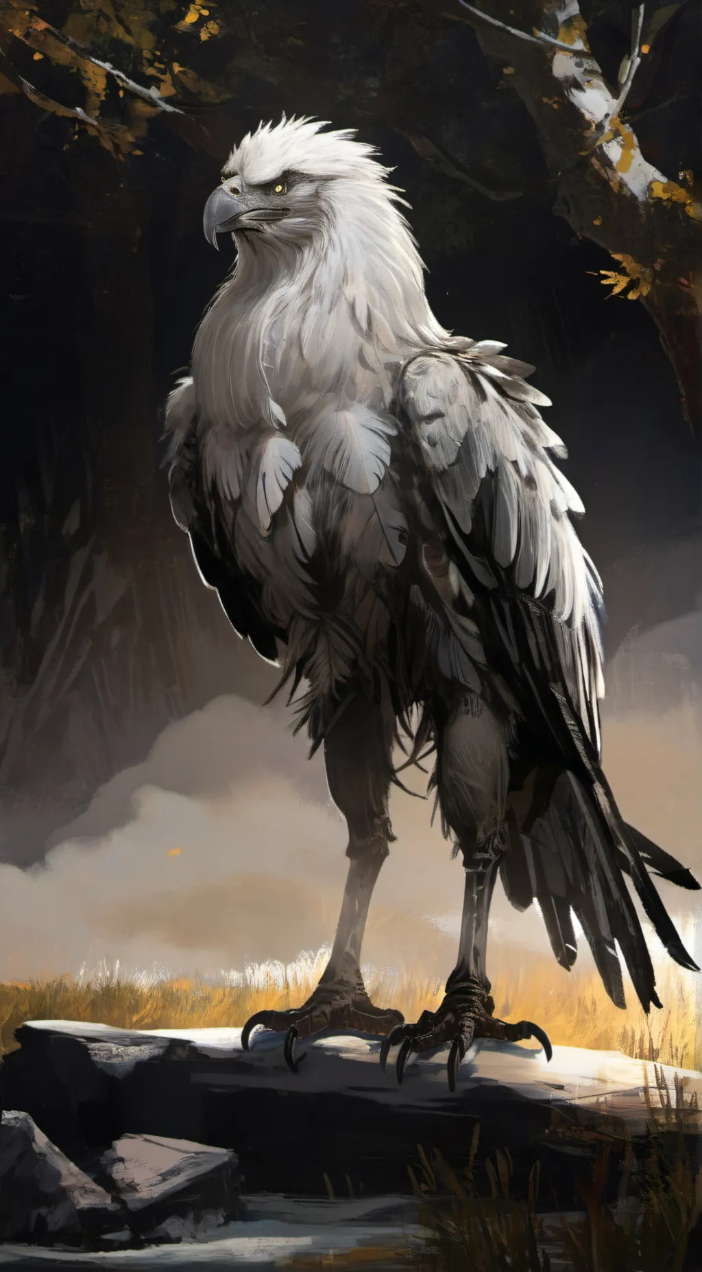 ai character: Ghost Hawk background