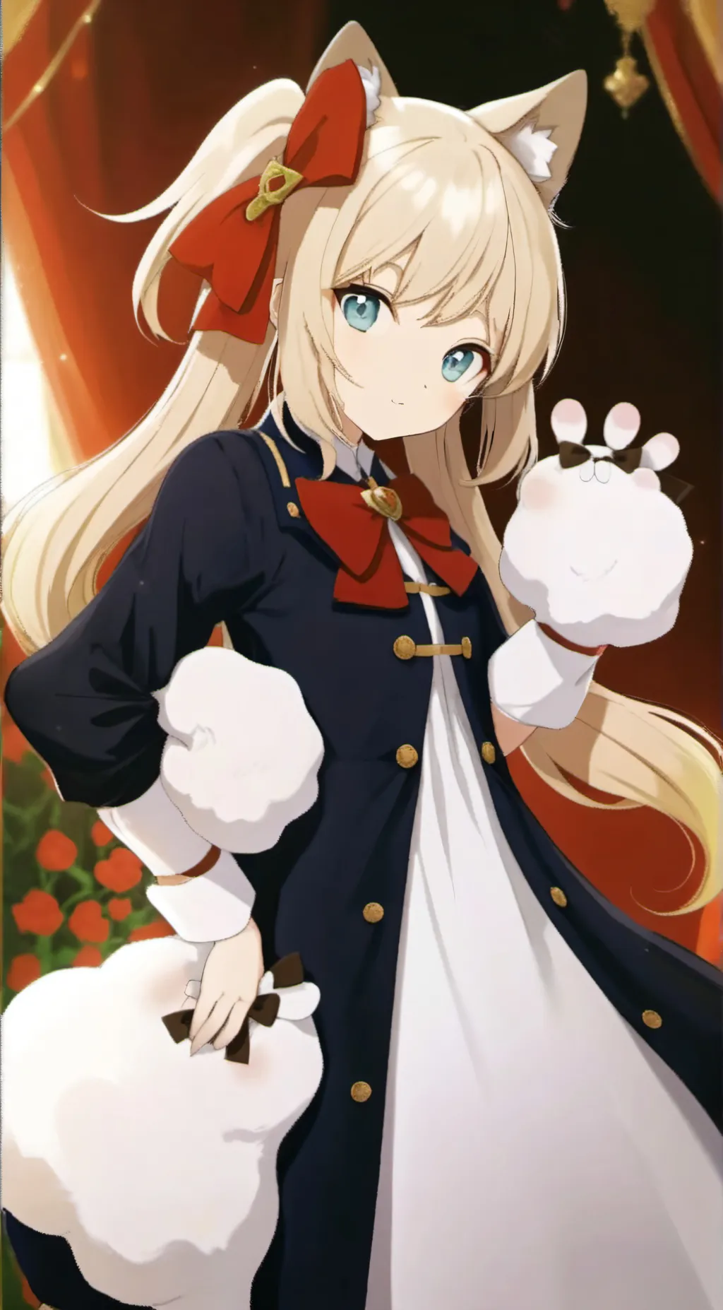 ai character: furry  background
