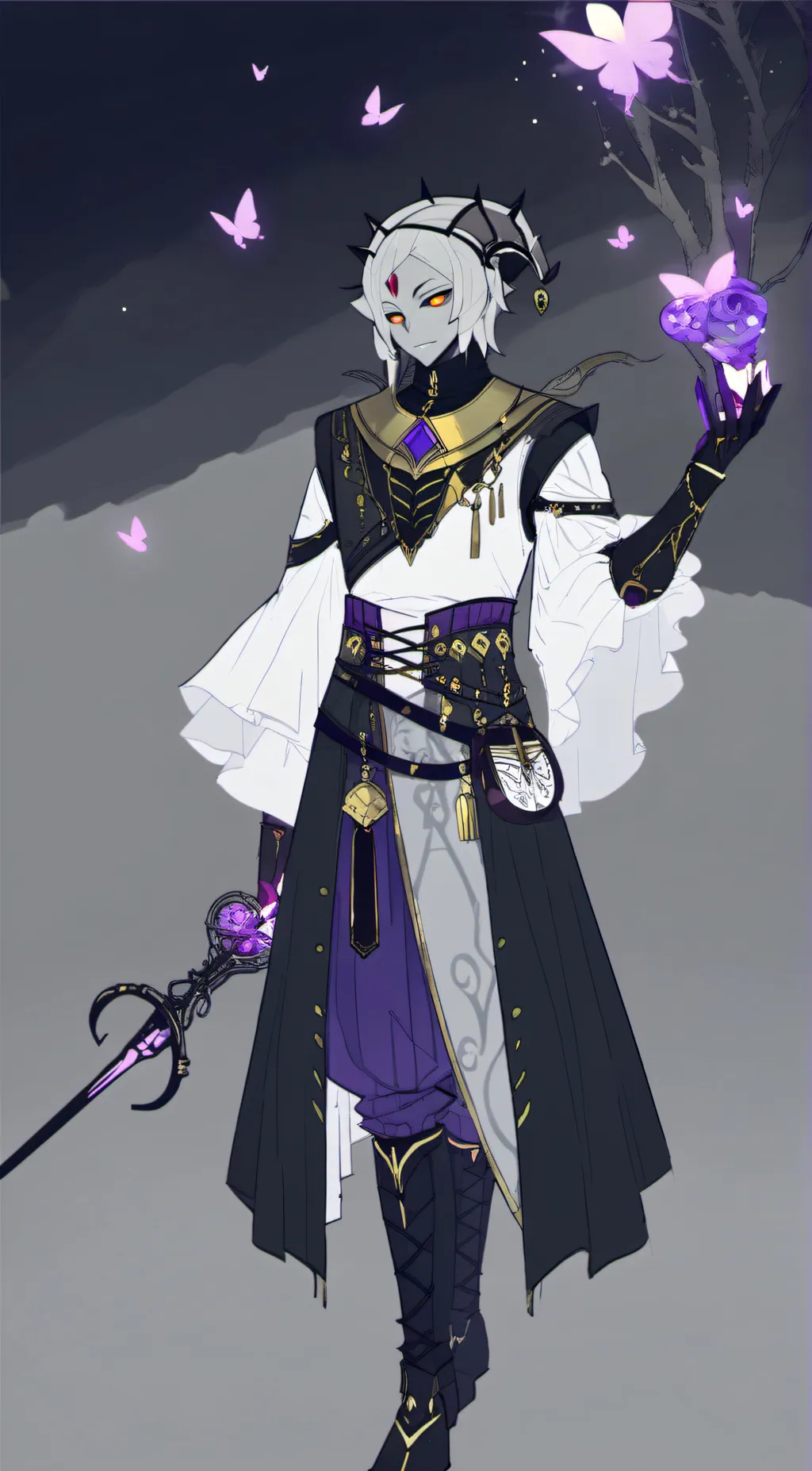 ai character: zestial the jester background