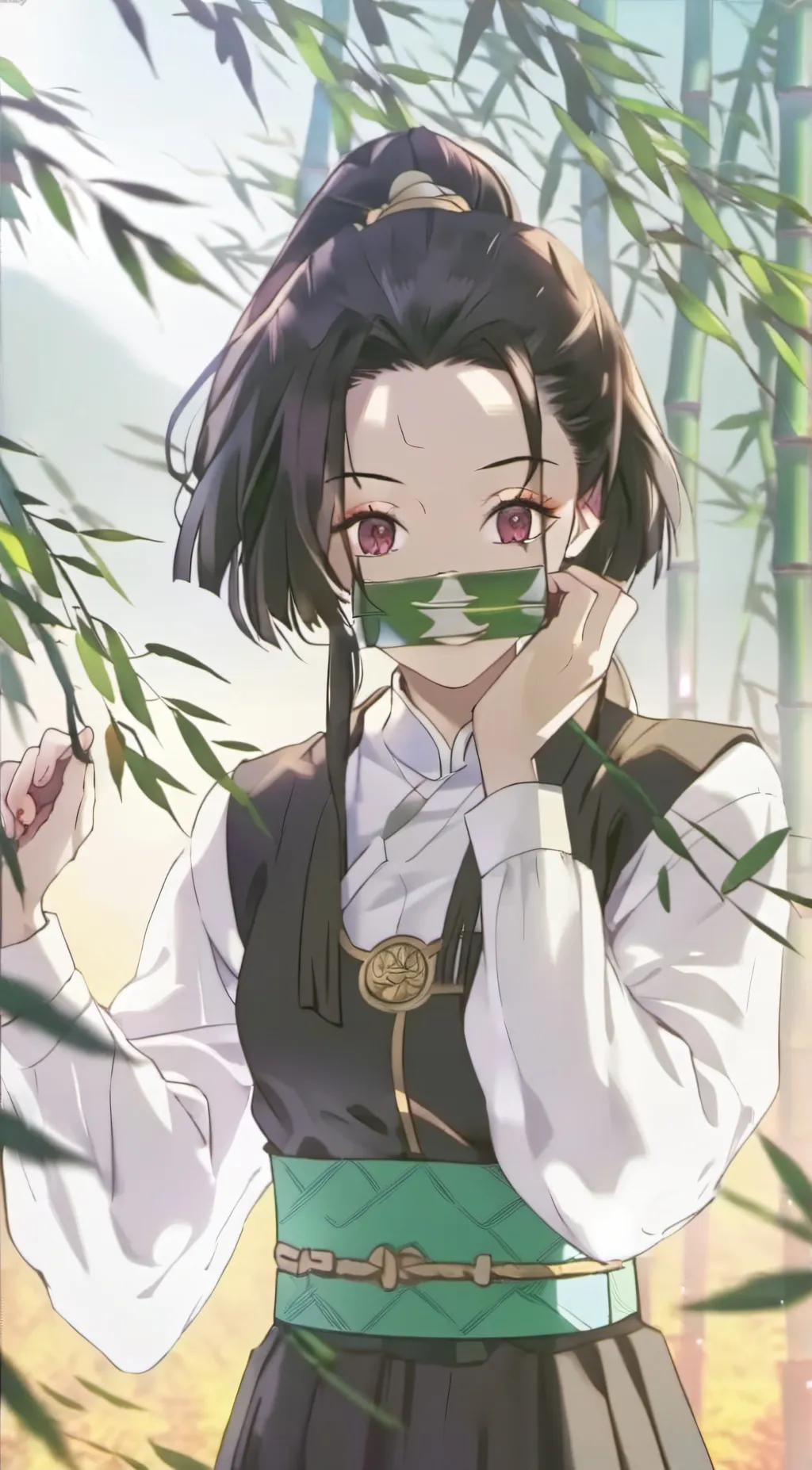 ai character: nezuko  background