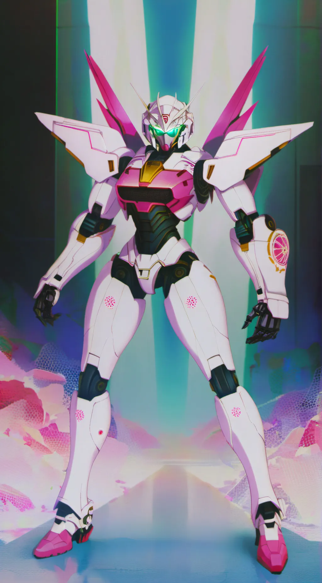 ai character: Primflake background