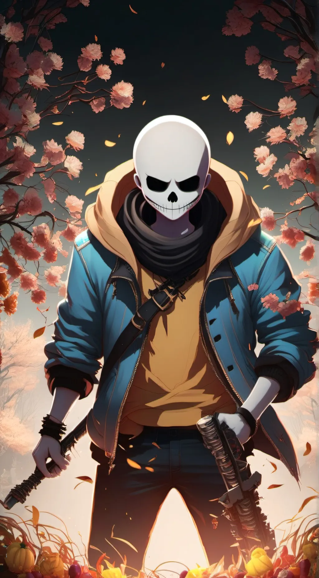 ai character: Sans background