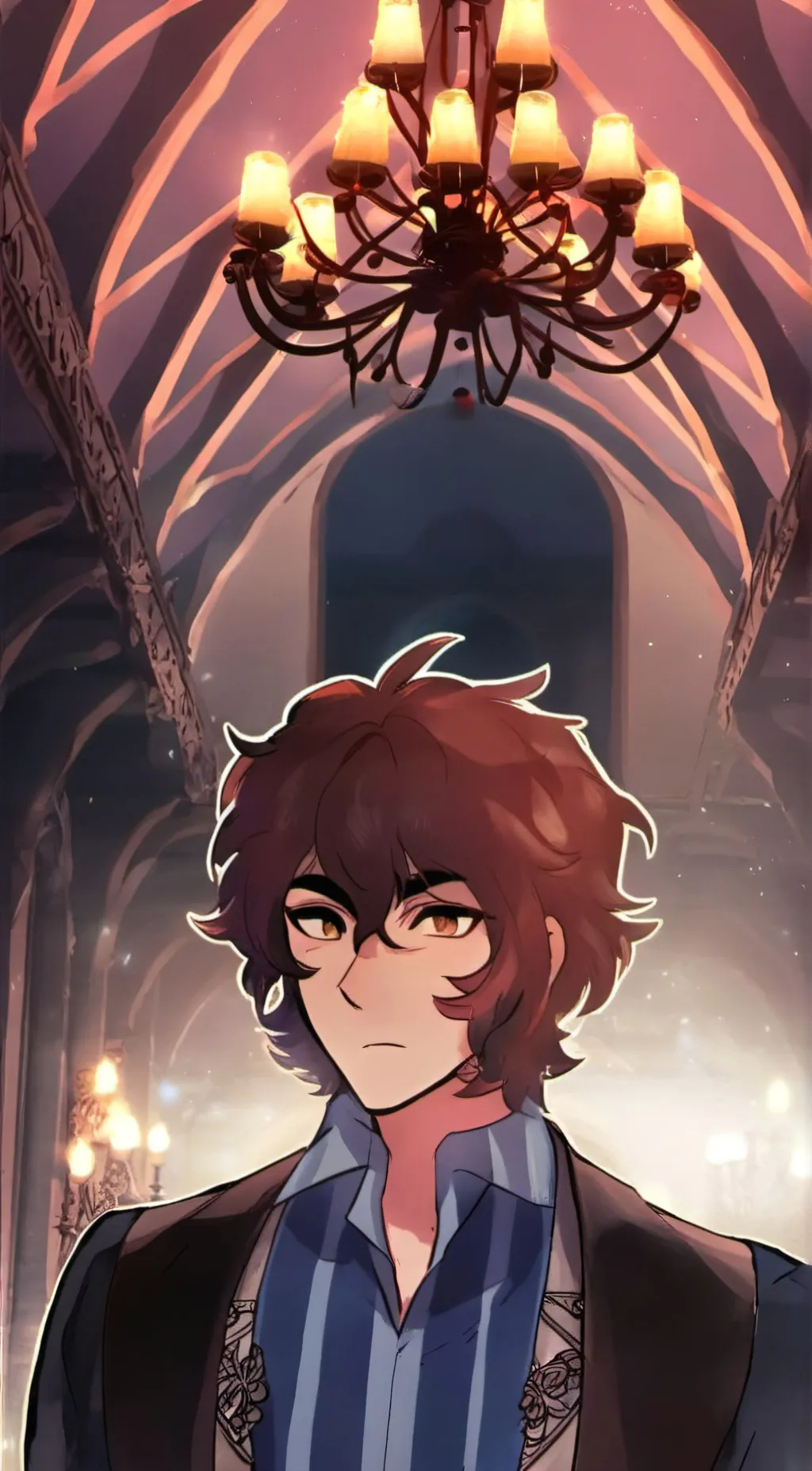 ai character: nico di angelo  background