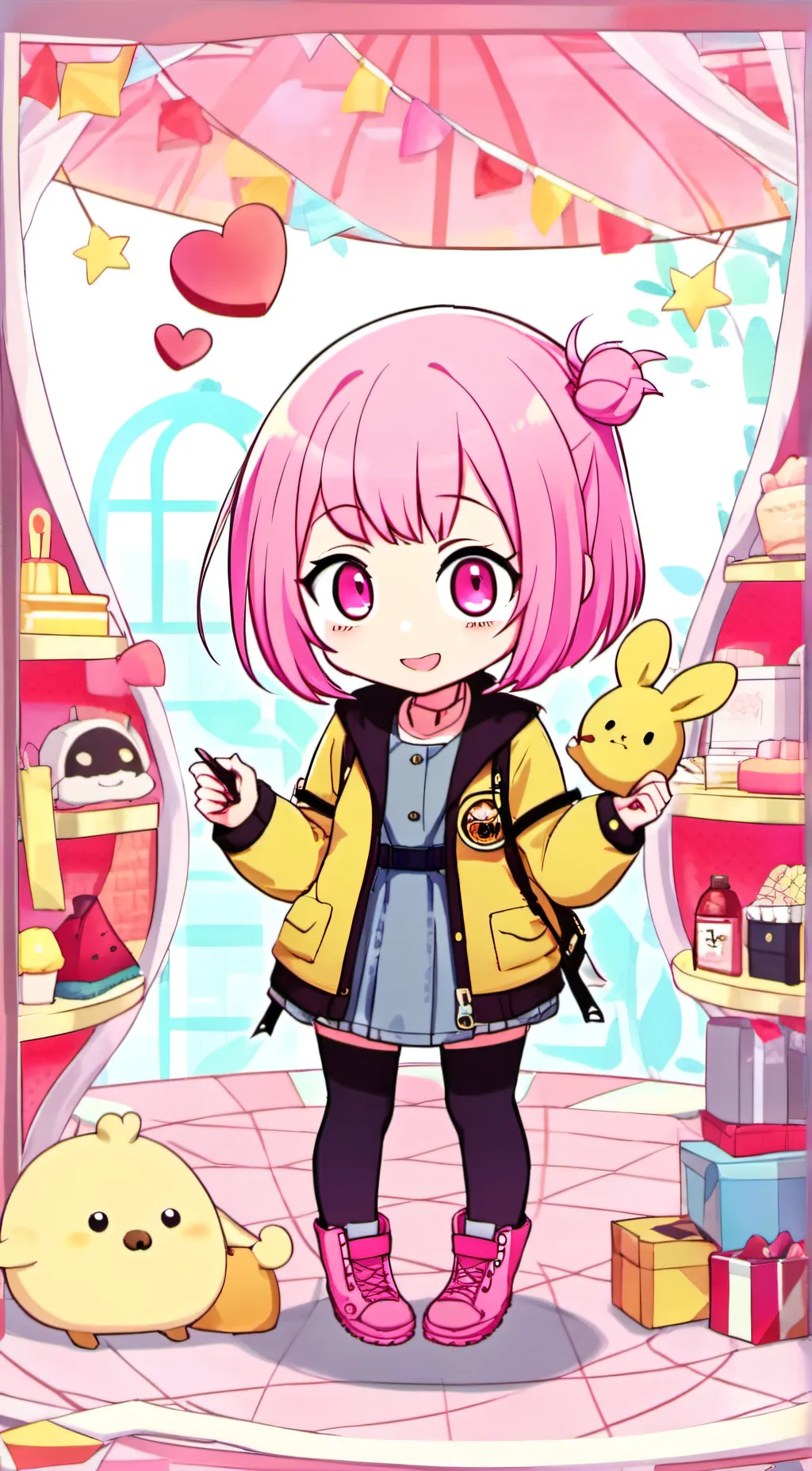 ai character: 🌸Emu Otori🌸 background
