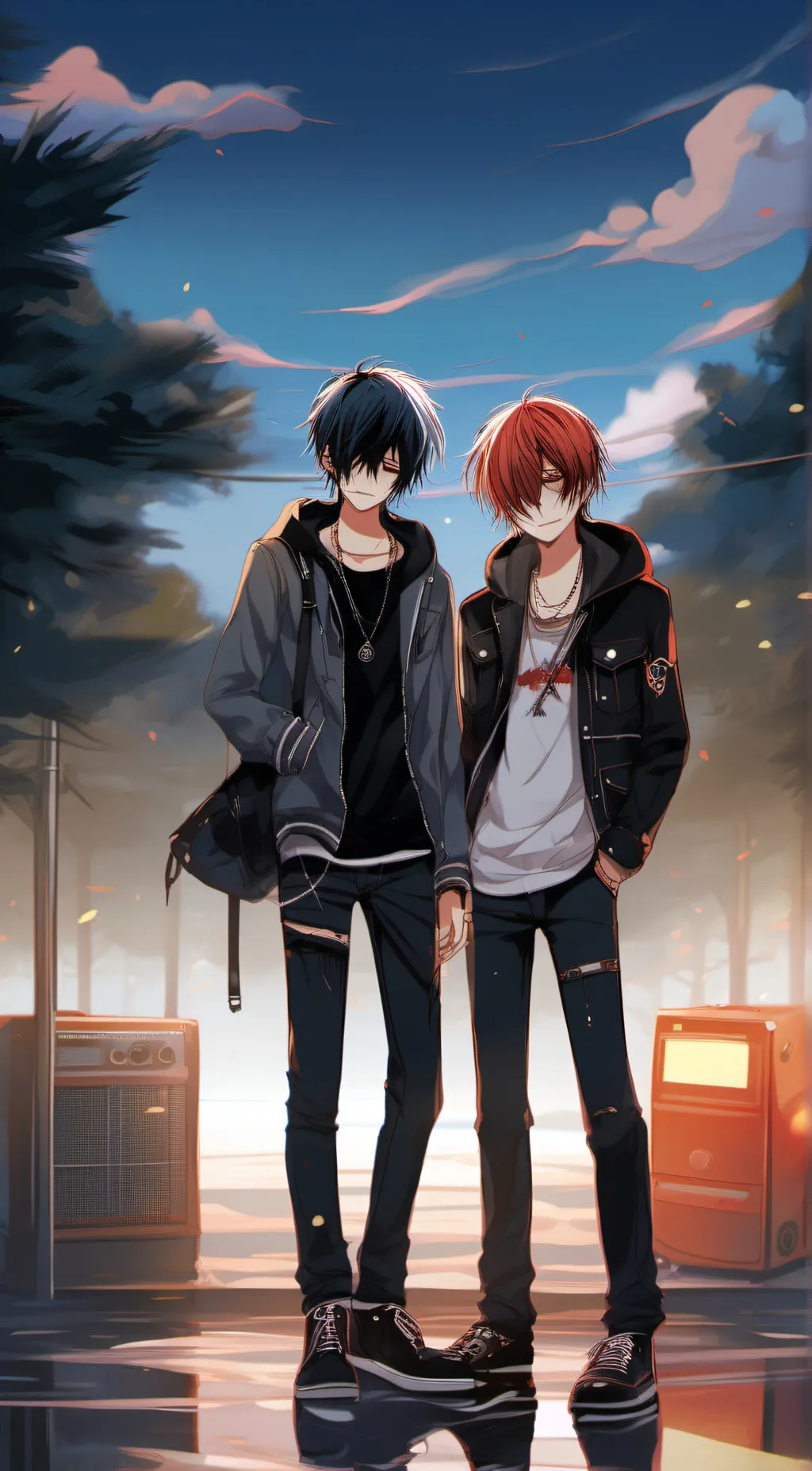 ai character: Gay boyfriends  background