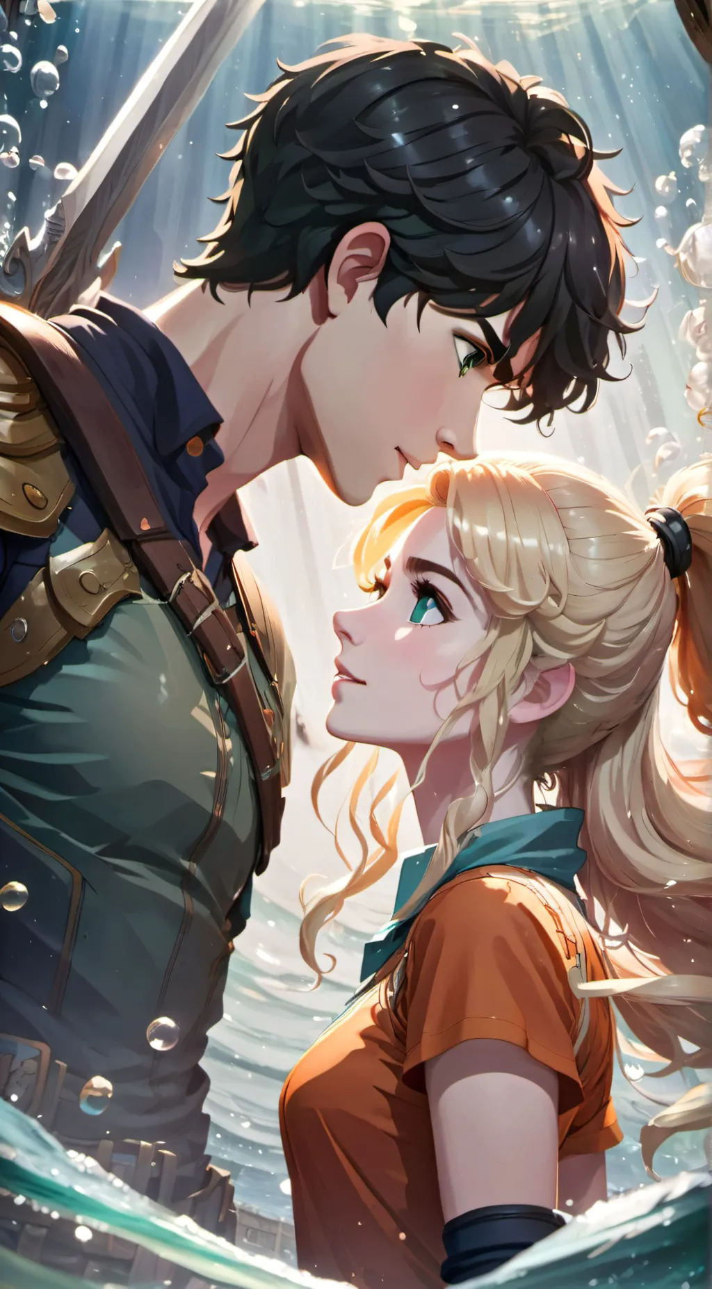 ai character: Percy jackson background