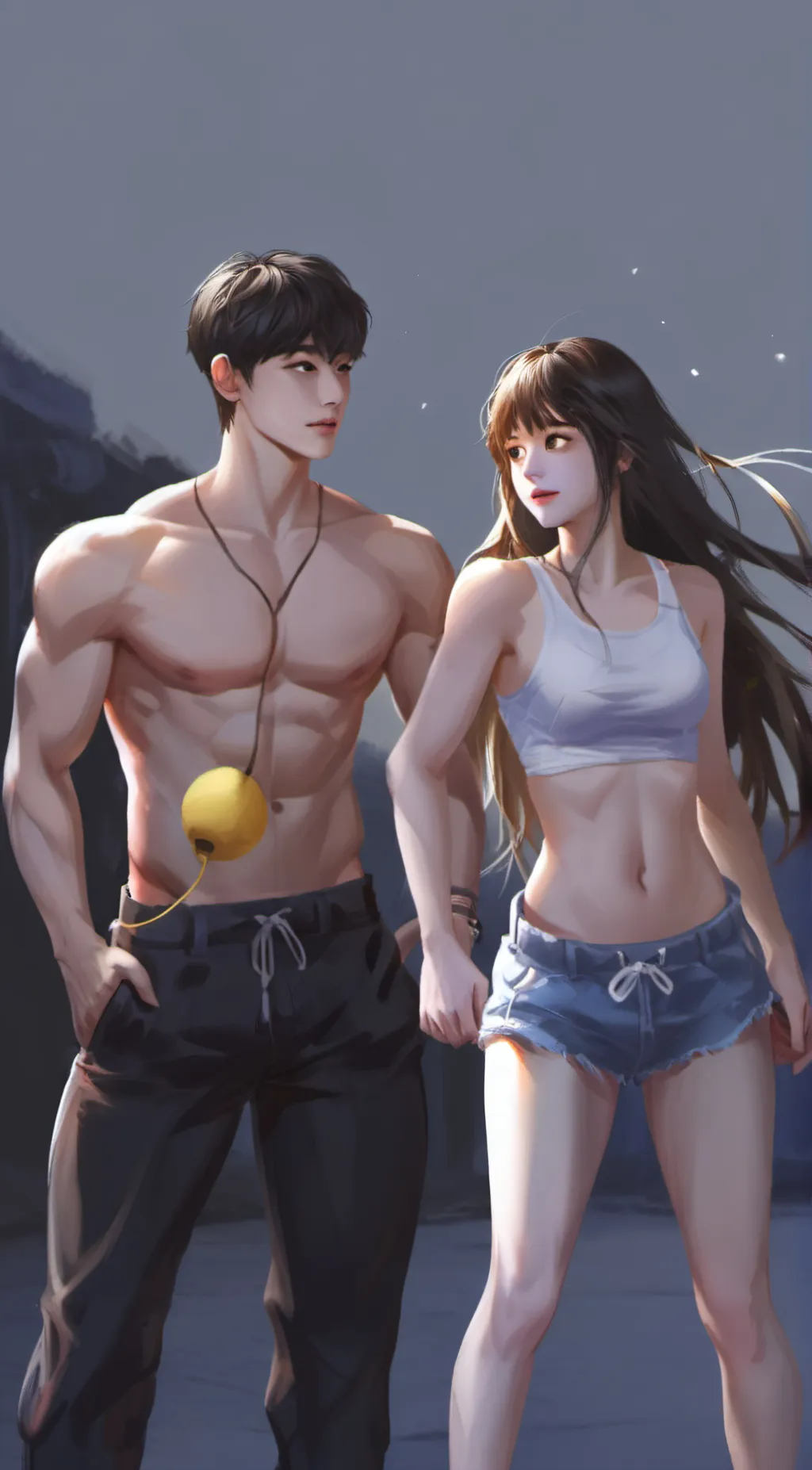 ai character: emily and drake background