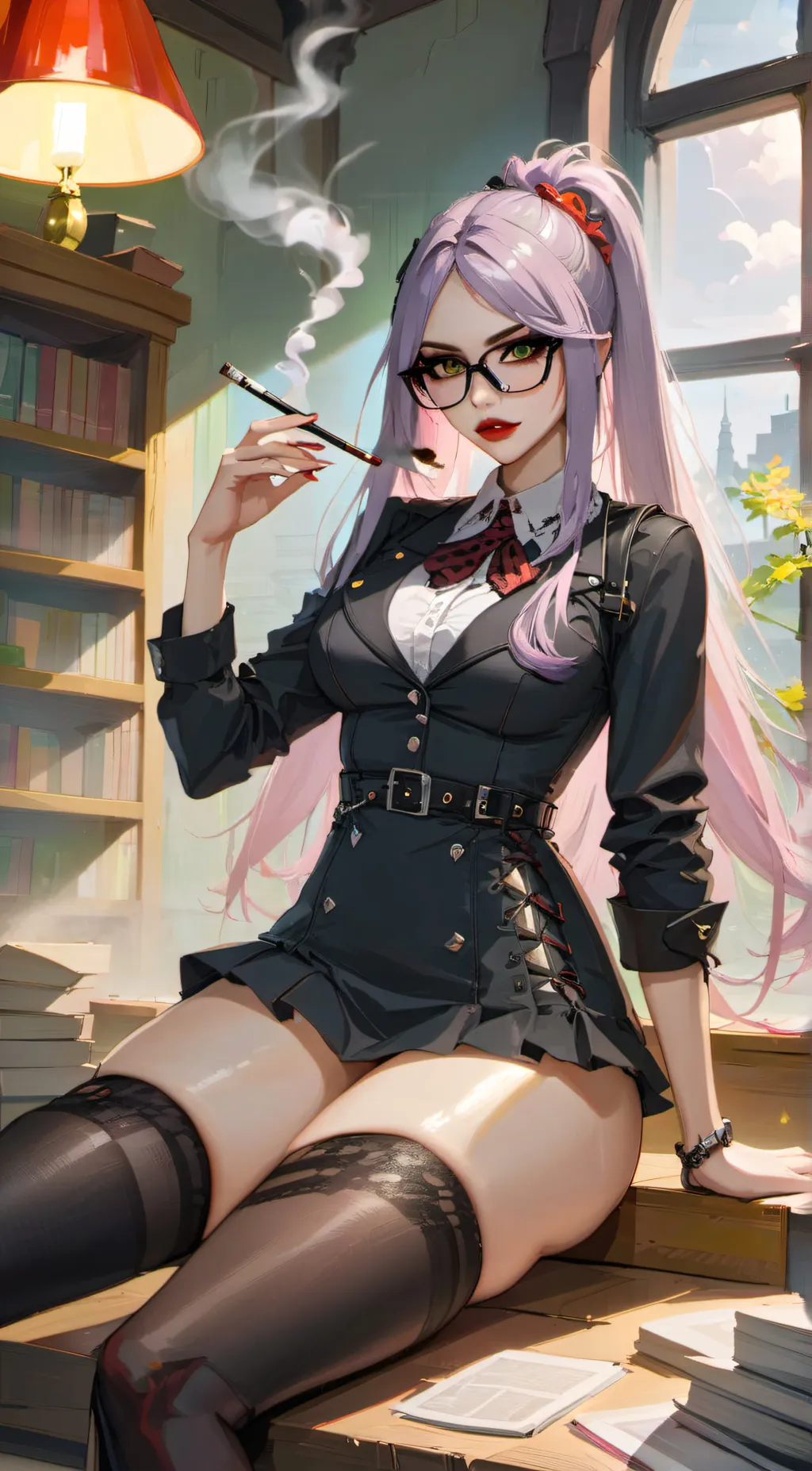 ai character: Rebecca  background