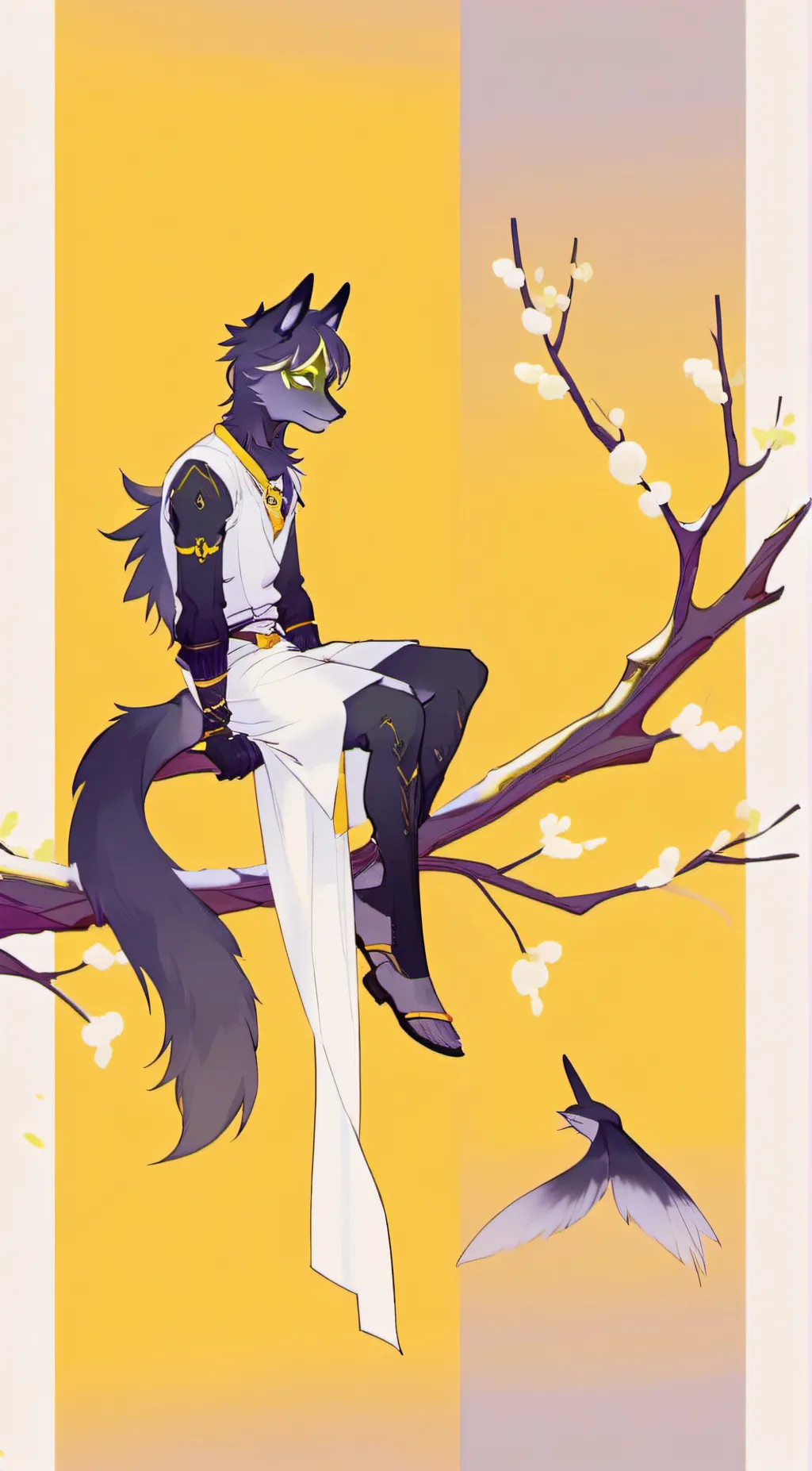 ai character: Protogen background