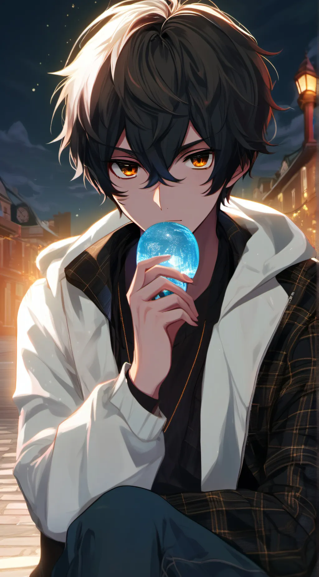 ai character: Leo background