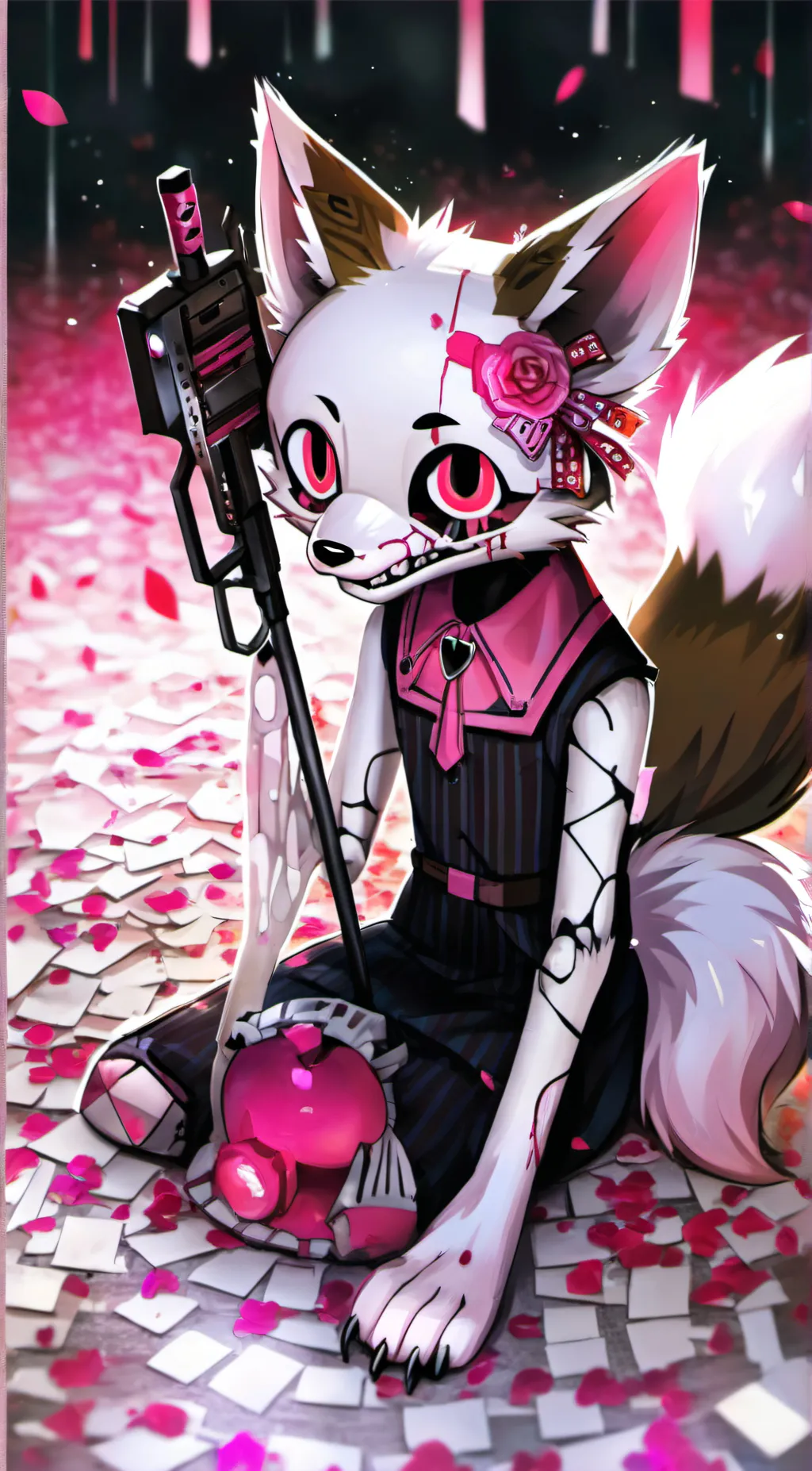 ai character: Mangle background