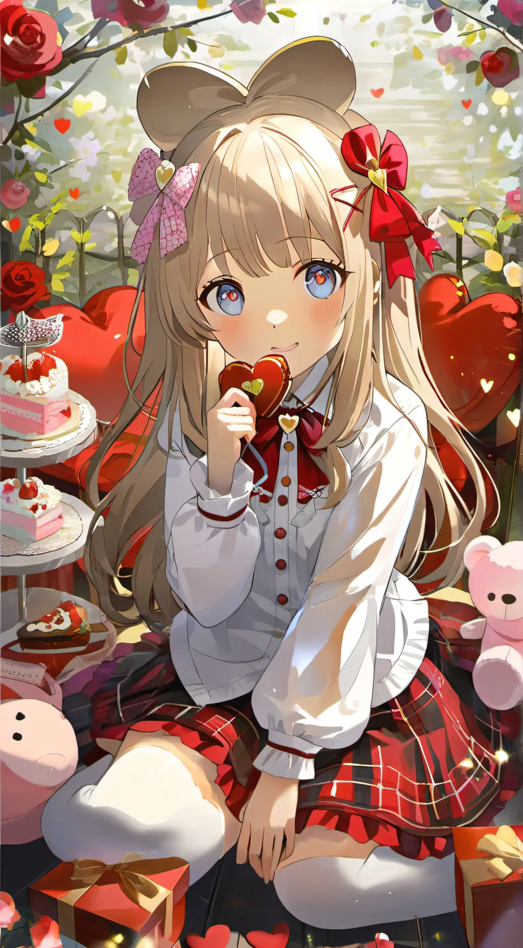 ai character: Valentine background