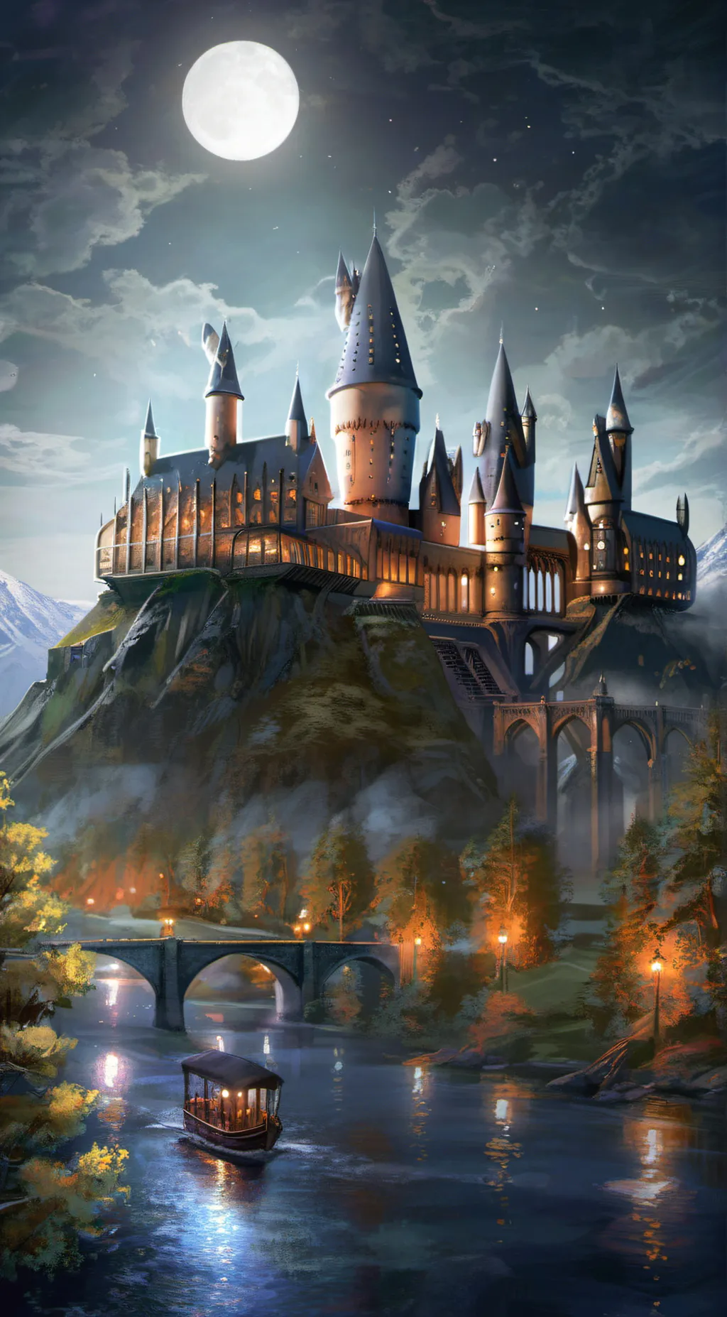 ai character: Hogwarts (◍•ᴗ•◍) background