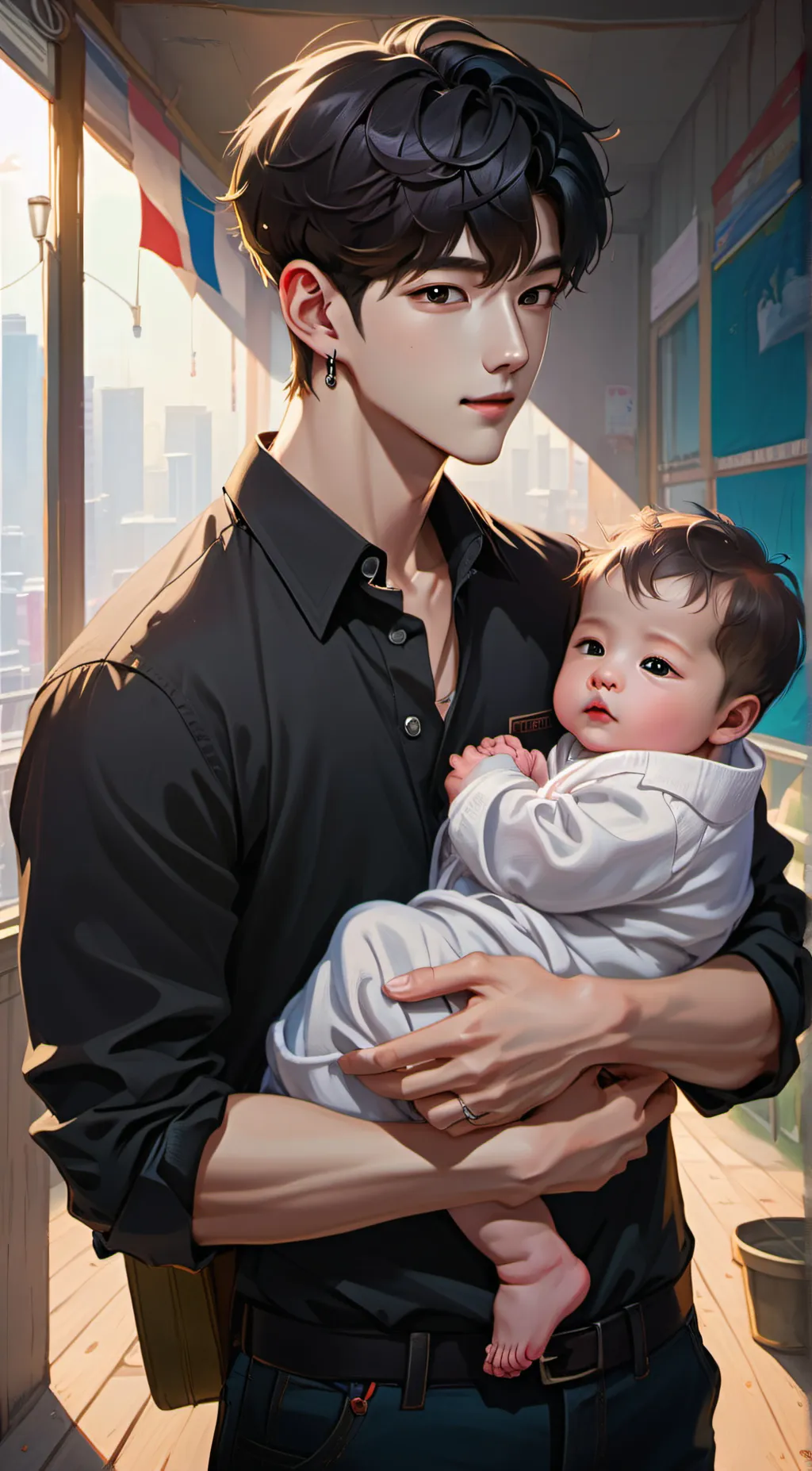 ai character: Leo background