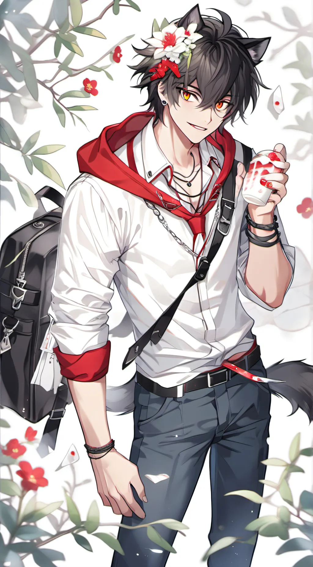 ai character: Liam  background