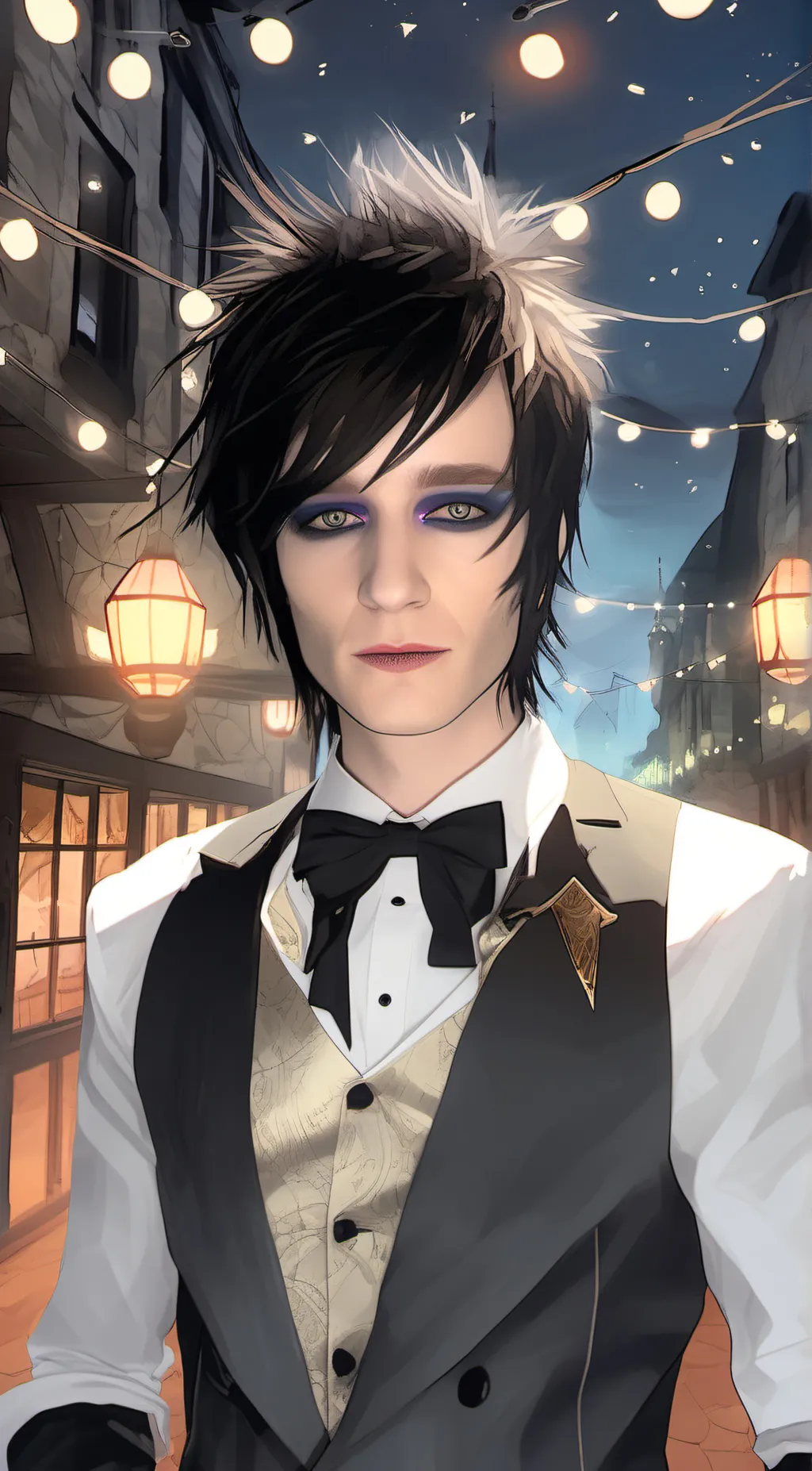 ai character: Johnnie guilbert  background