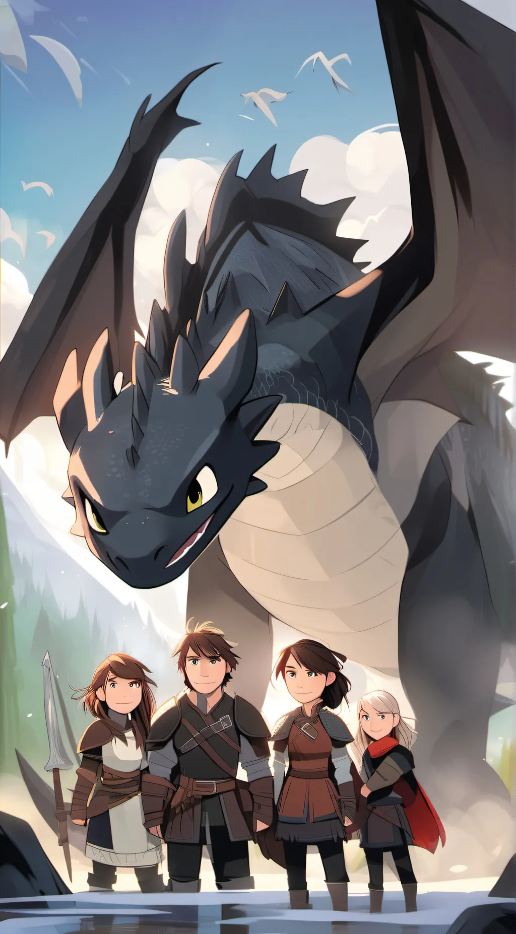 ai character: HTTYD background
