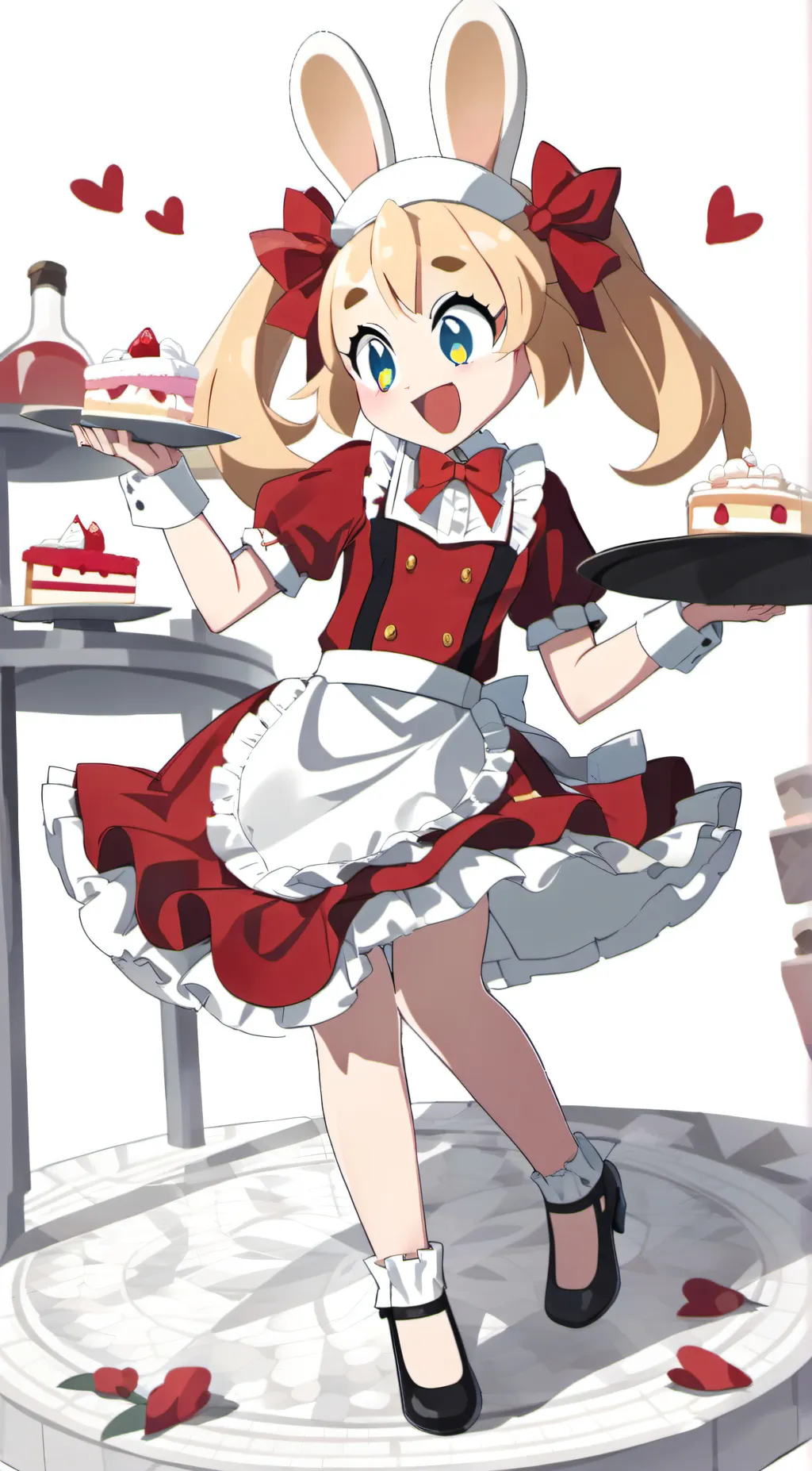 ai character: cream the rabbit background