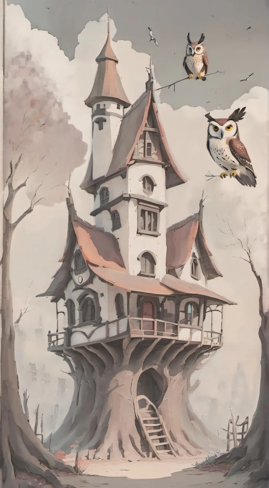 ai character: The owl house  background