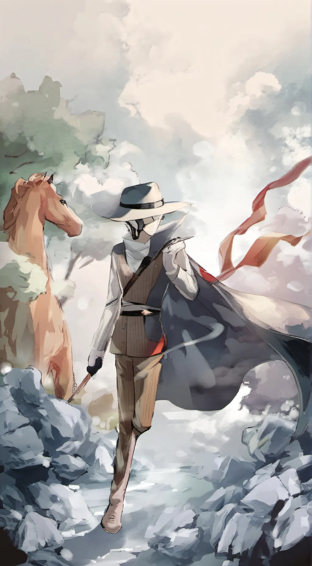 ai character: Rip_indra, background