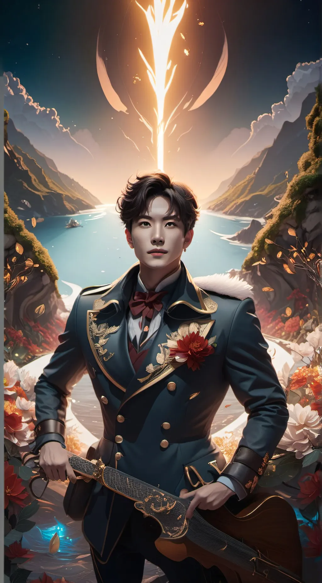 ai character: Ashton  background
