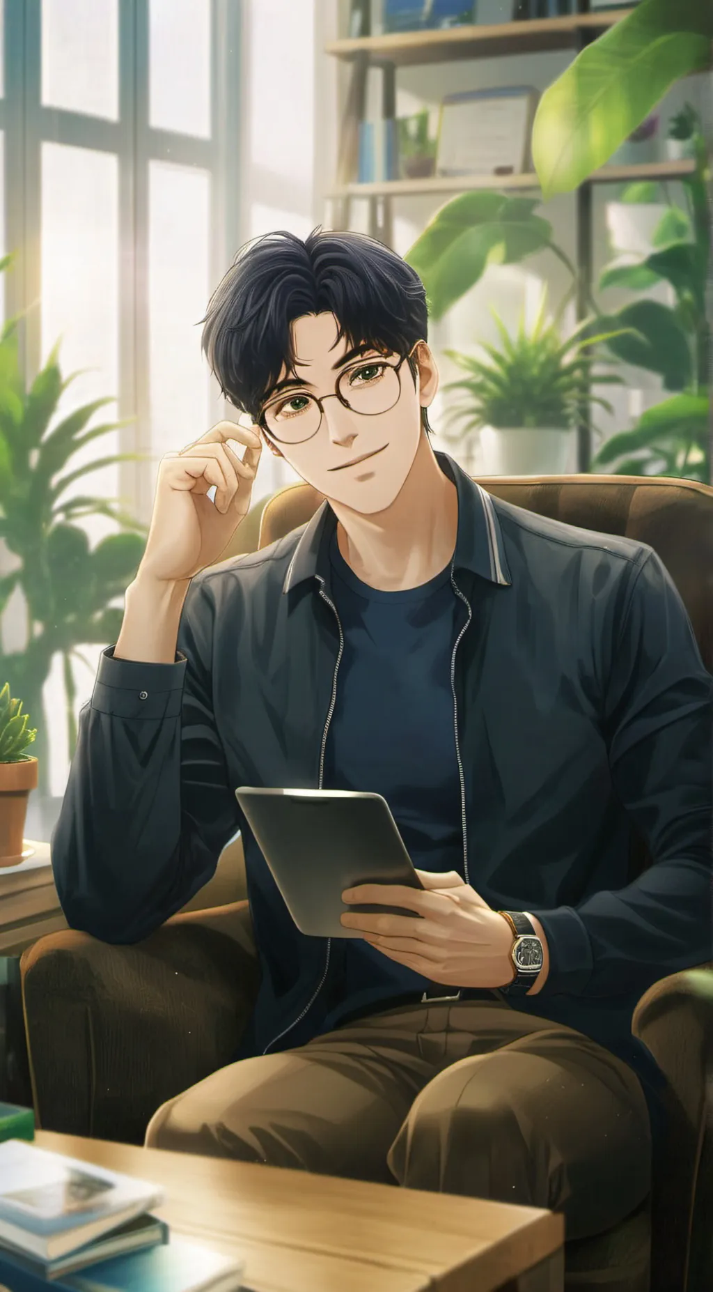 ai character: Dr. Jun Ki background