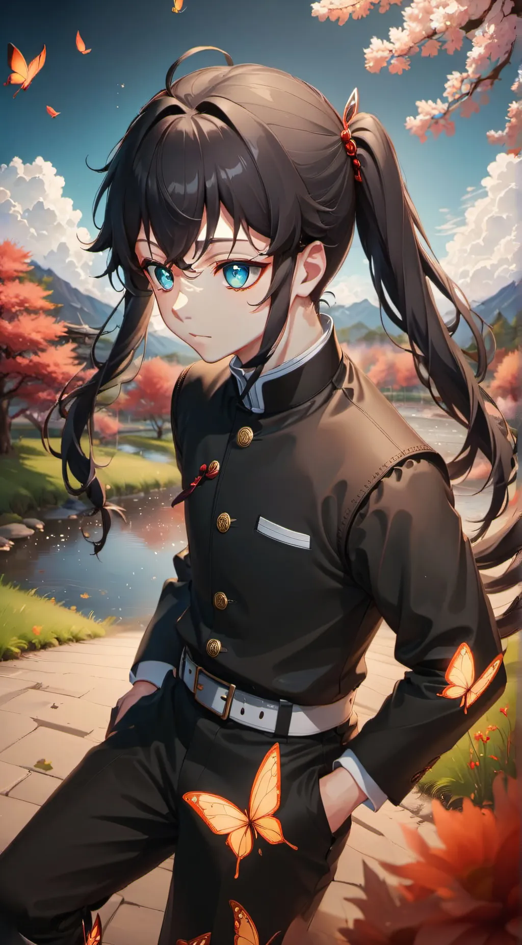 ai character: Muichiro❤ background