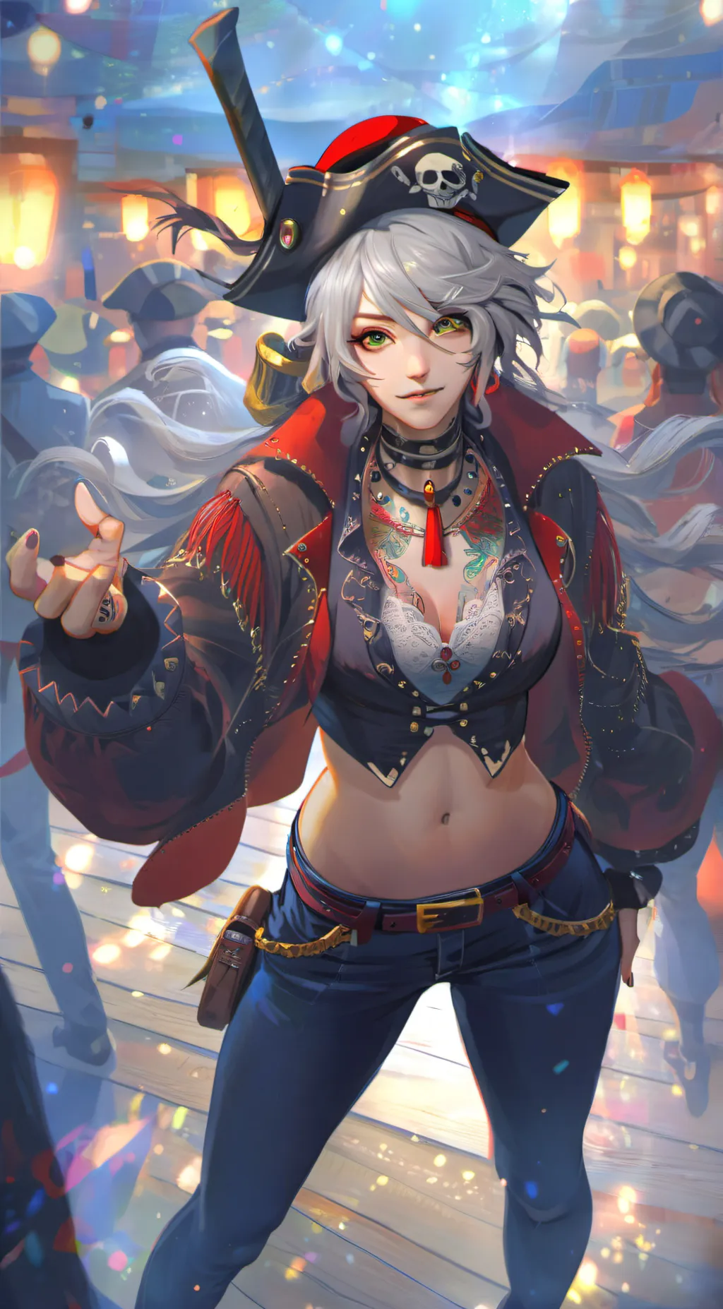 ai character: Pearl background