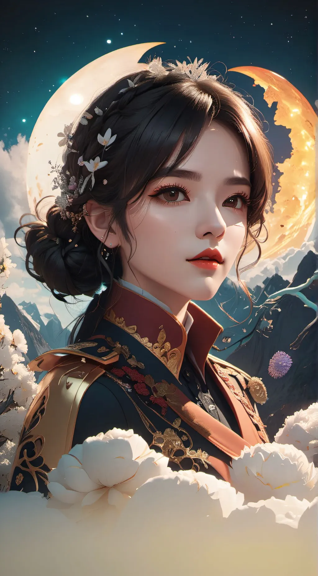 ai character: Marina  background