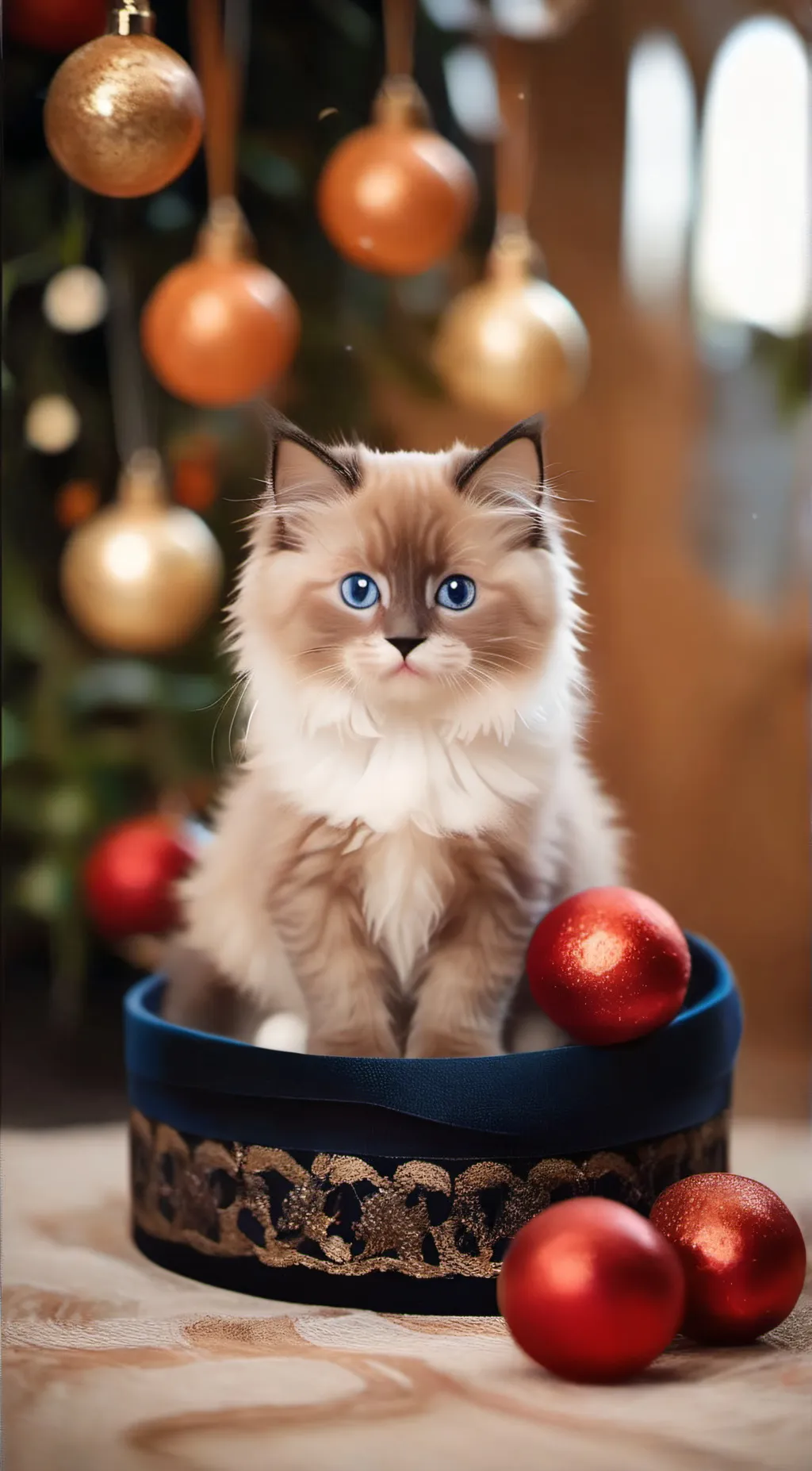 ai character: Samhain The Kitten background
