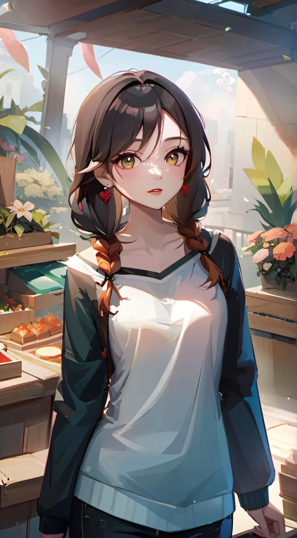 ai character: Luna background