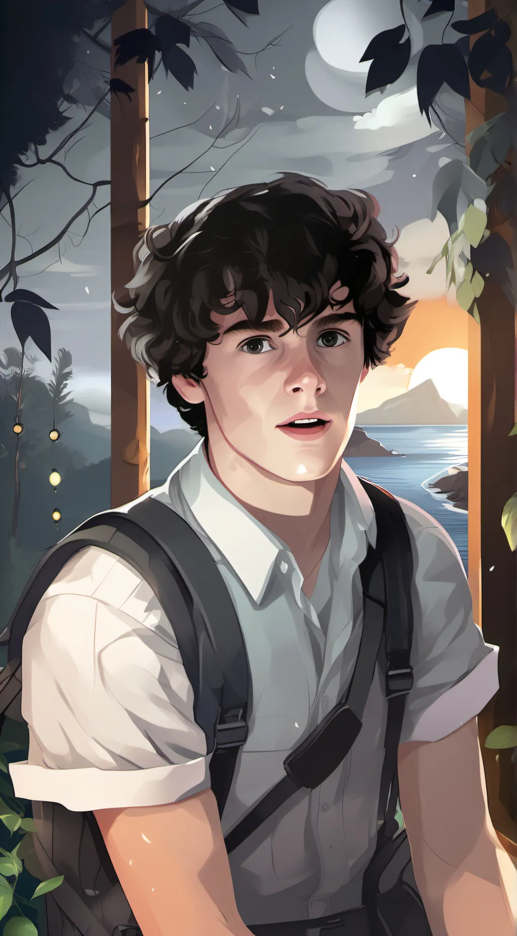 ai character: ethan landry background