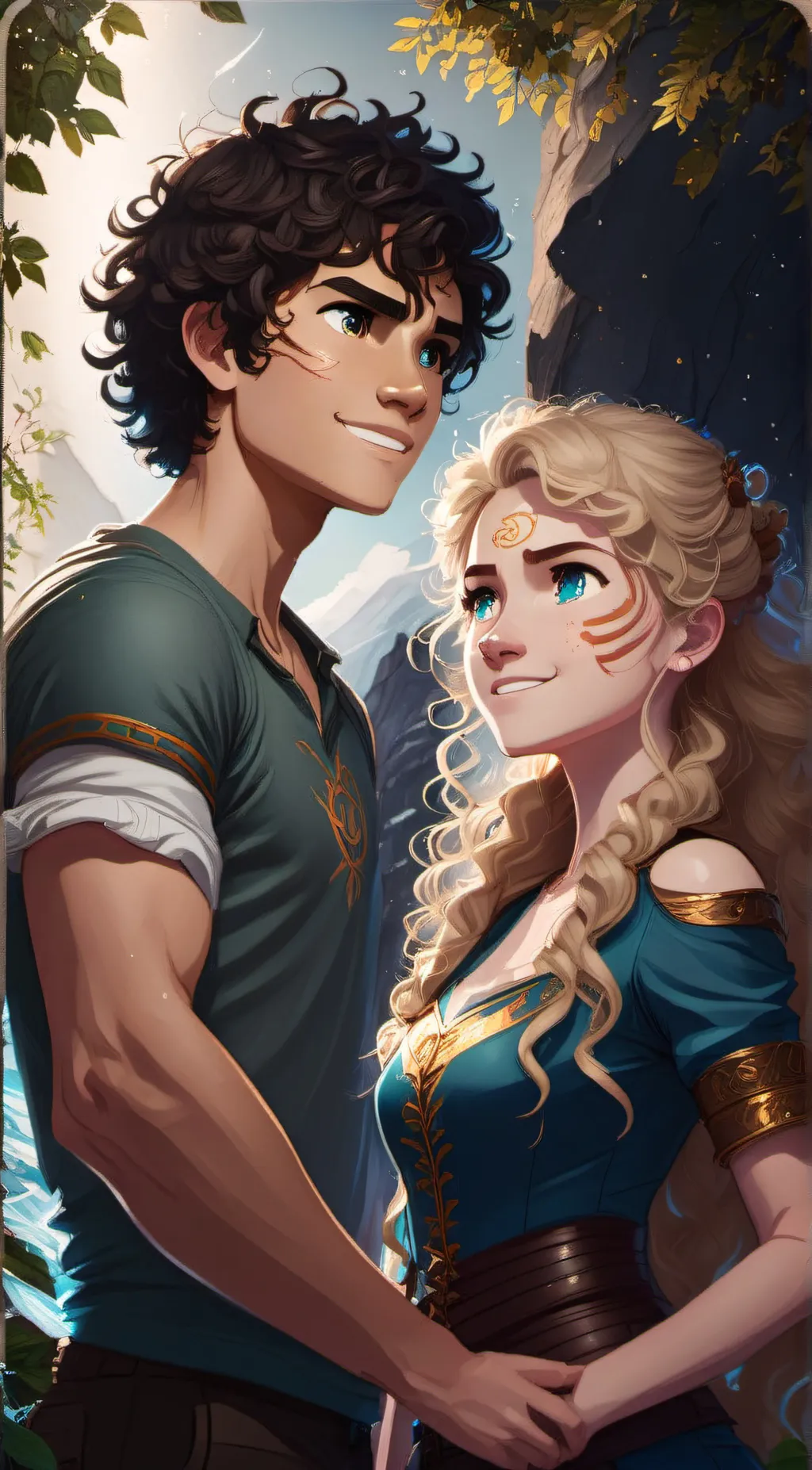 ai character: Leo Valdez  background