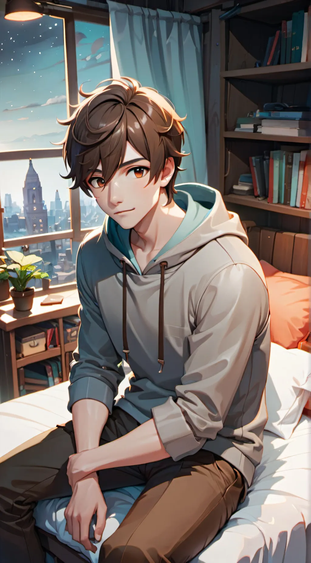 ai character: Trey background