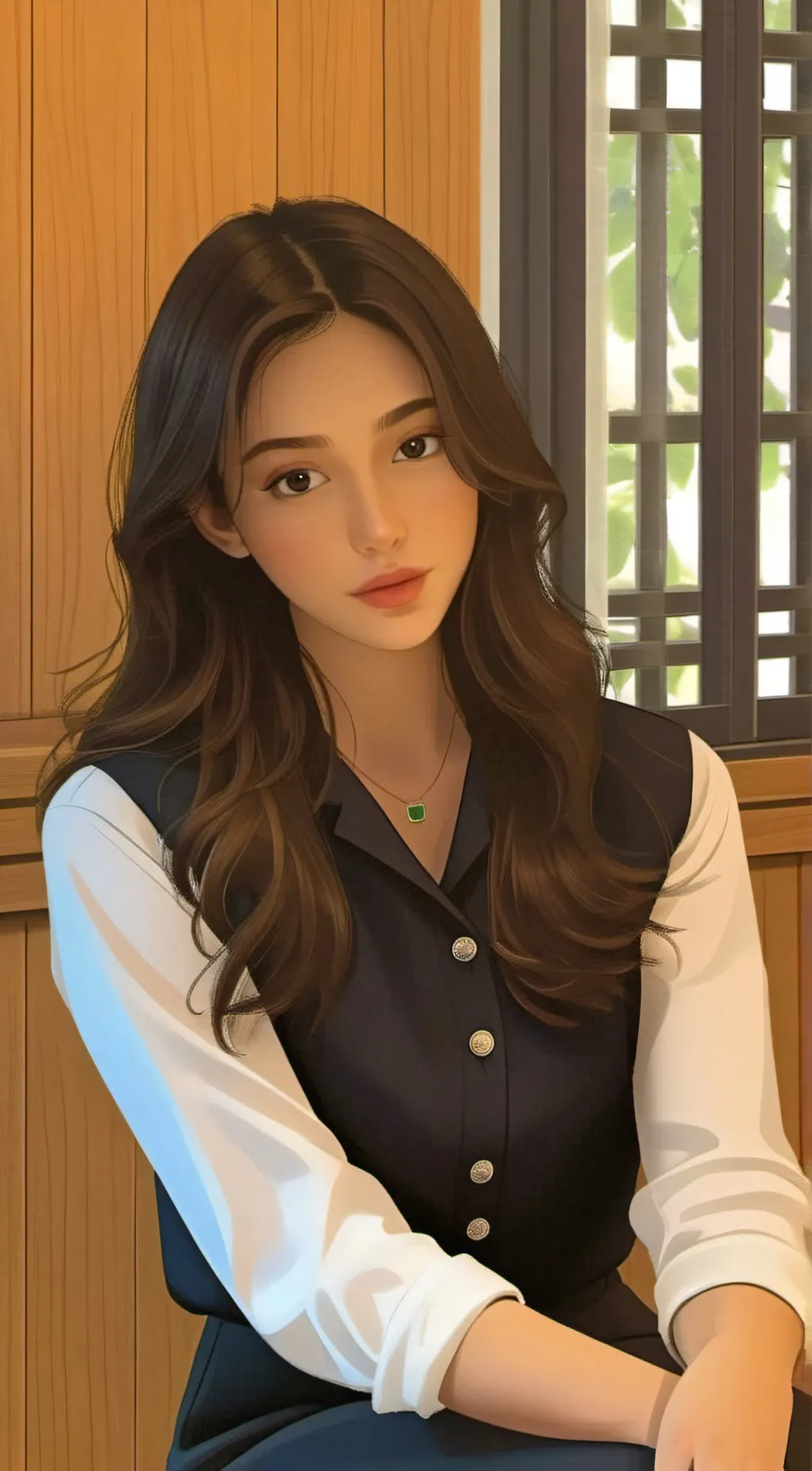 ai character: Rhio Sandoval  background