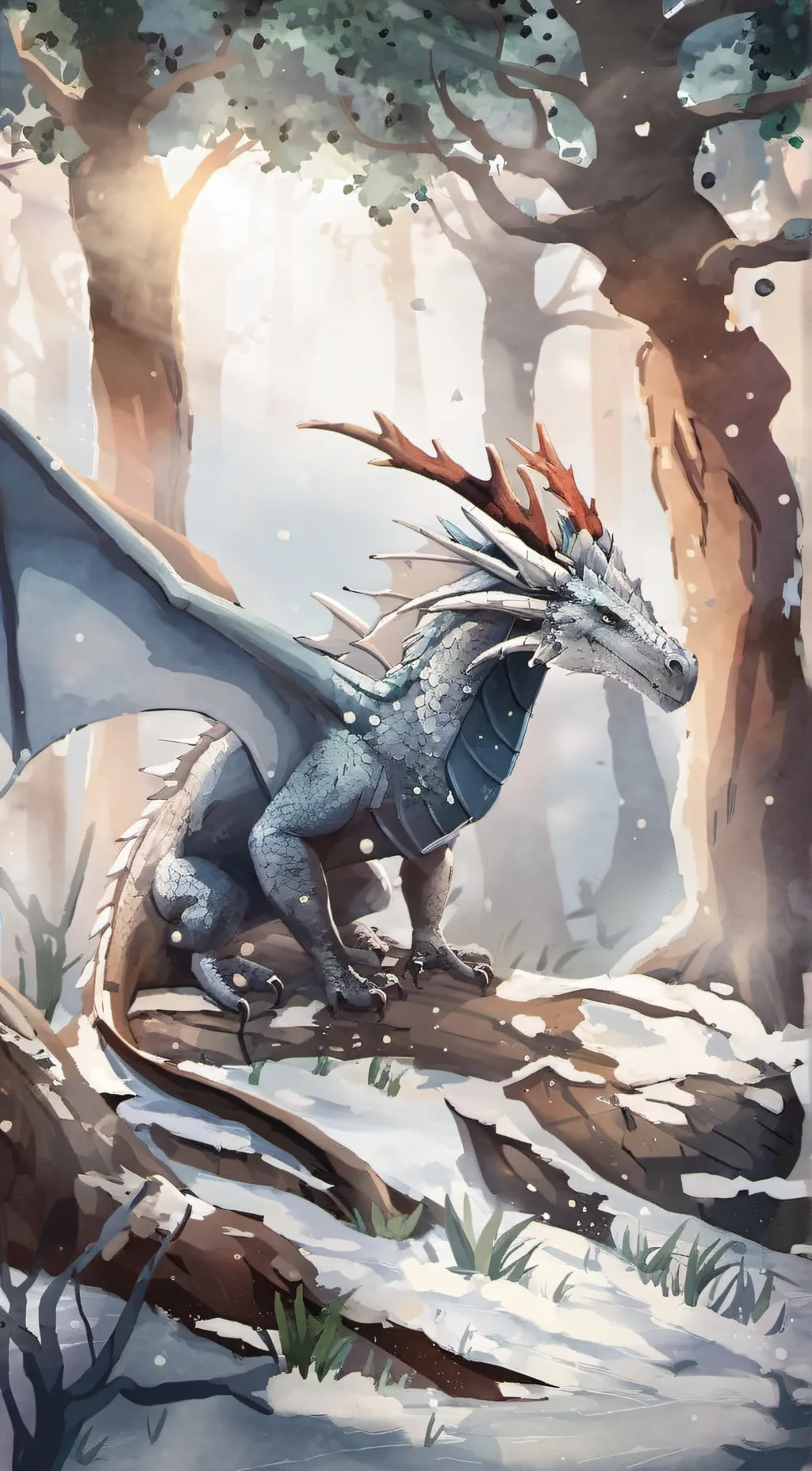 ai character: | Dragon | background