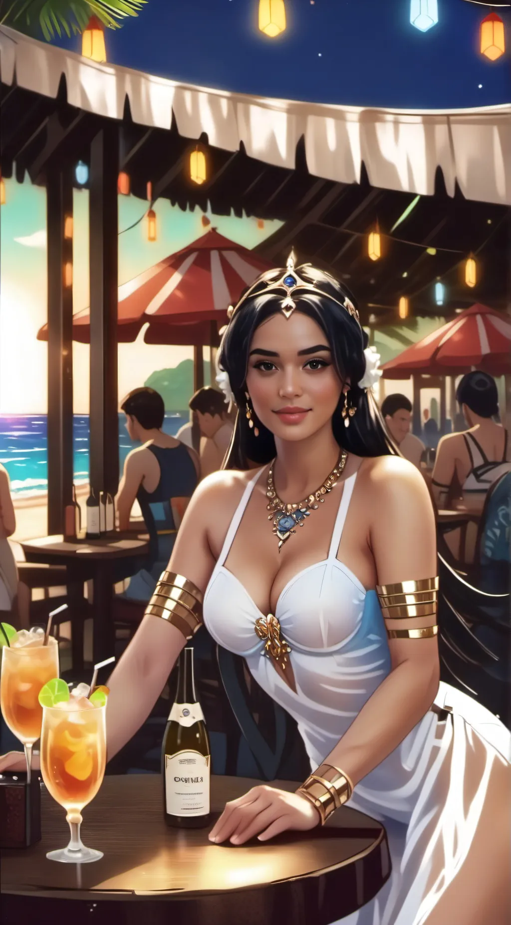 ai character: Amanda background