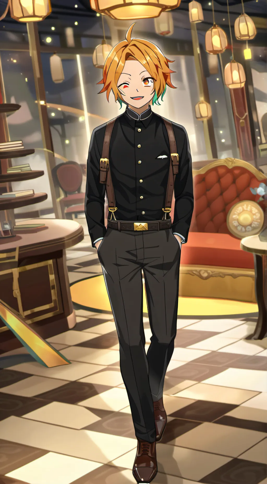 ai character: Deki background