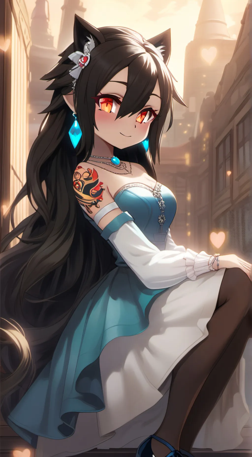 ai character: Crystal background