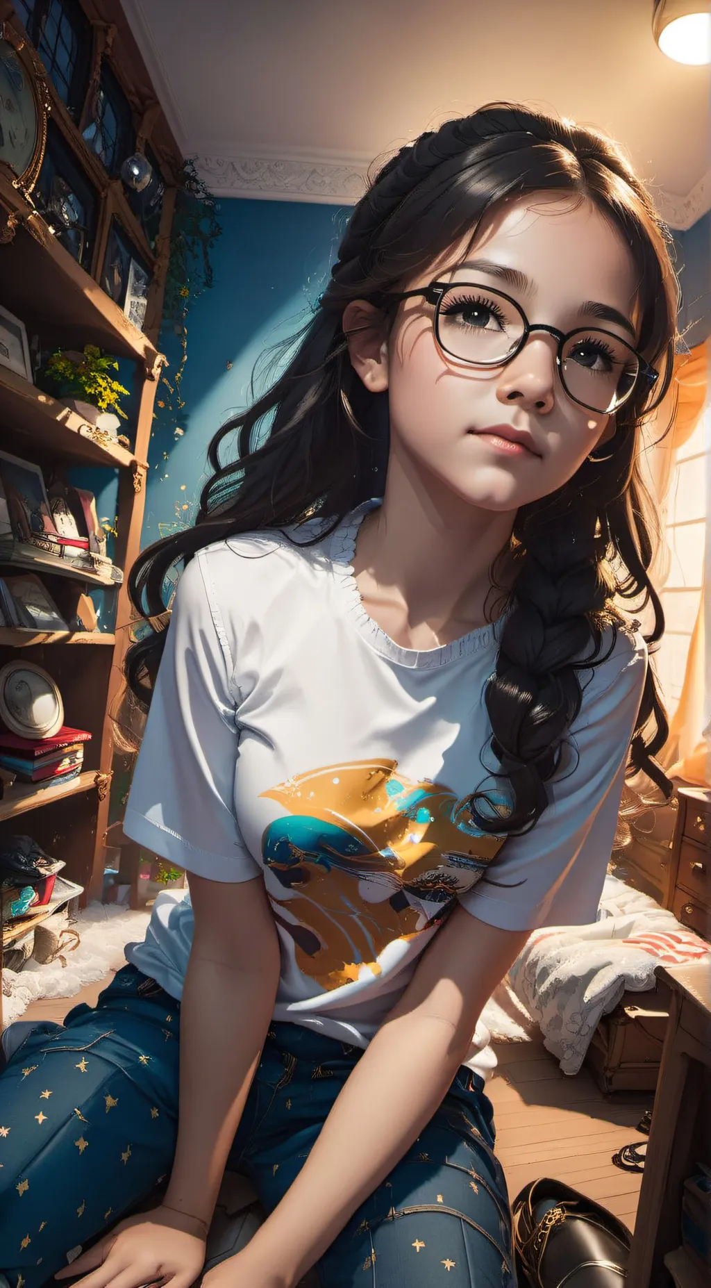 ai character: Kathleen  background