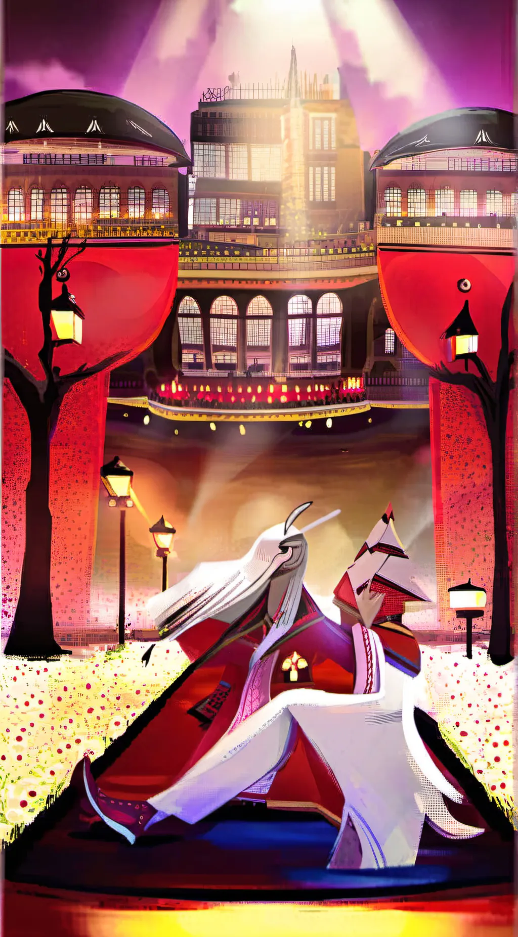 ai character: Hazbin Hotel background