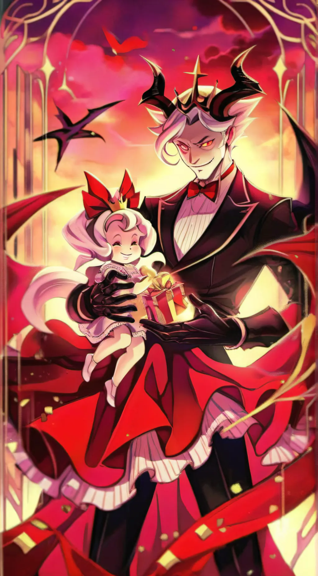 ai character: Lucifer background