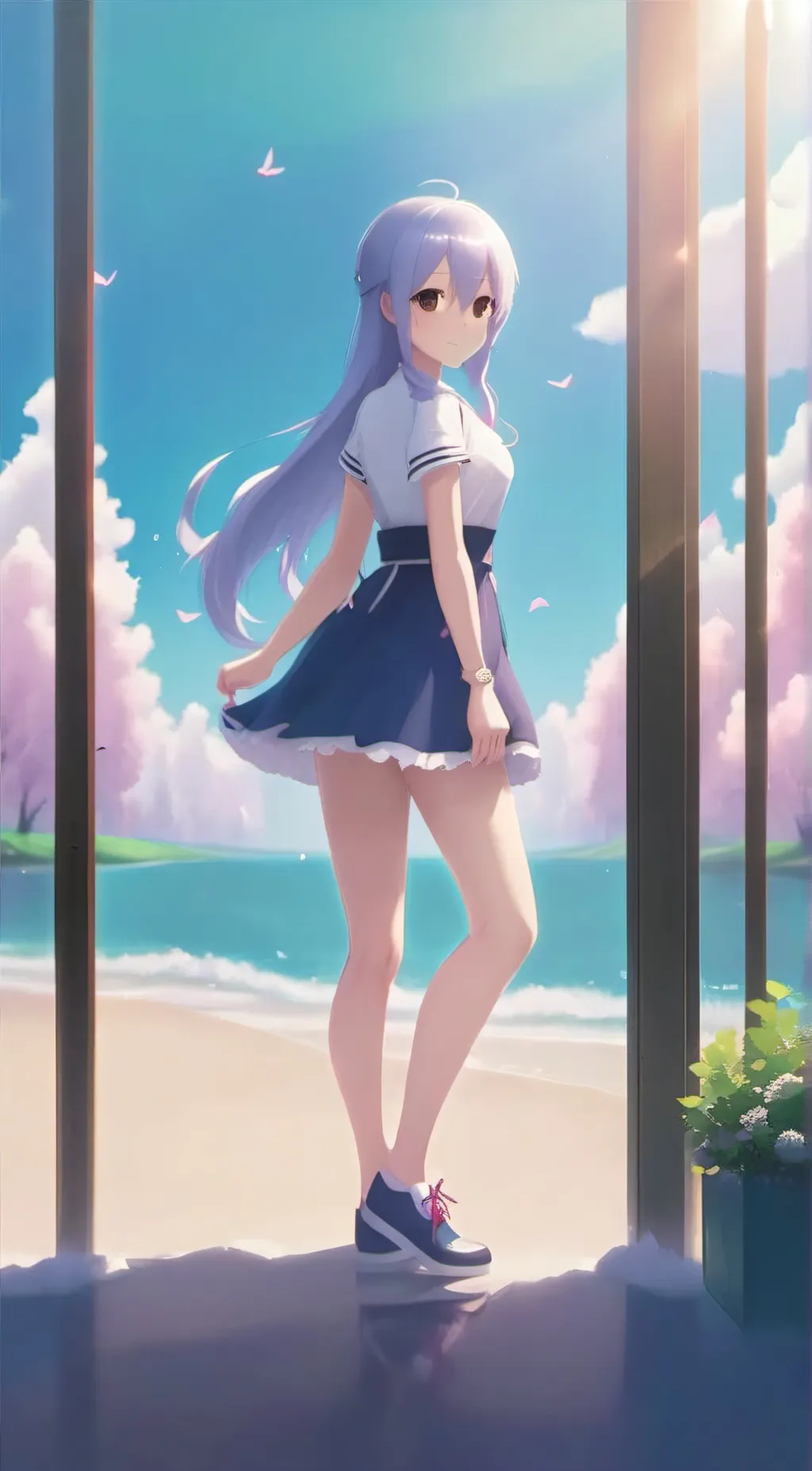 ai character: Lilly background